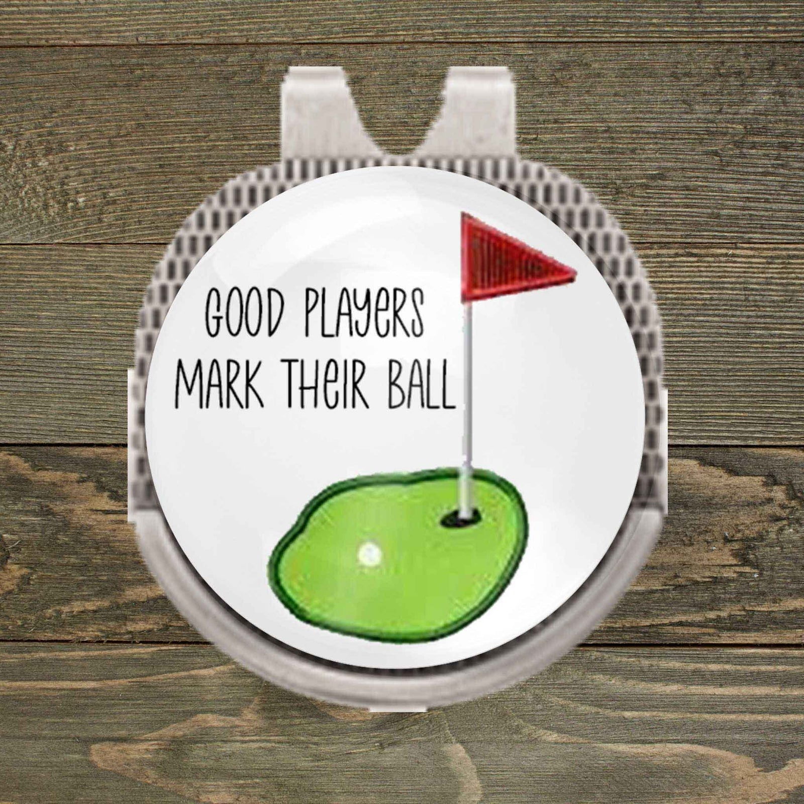 Personalized Ball Marker | Hat Clip Ball Marker | Golf Gifts | Good Players Mark Their Ball