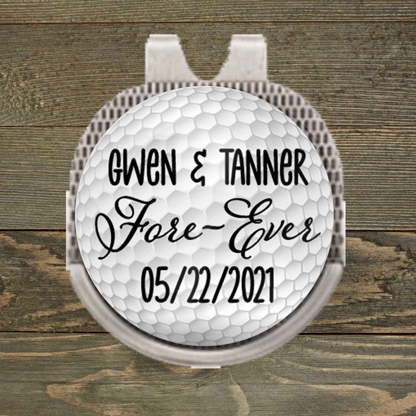Personalized Ball Marker | Hat Clip Ball Marker | Golf Gifts | Fore-Ever