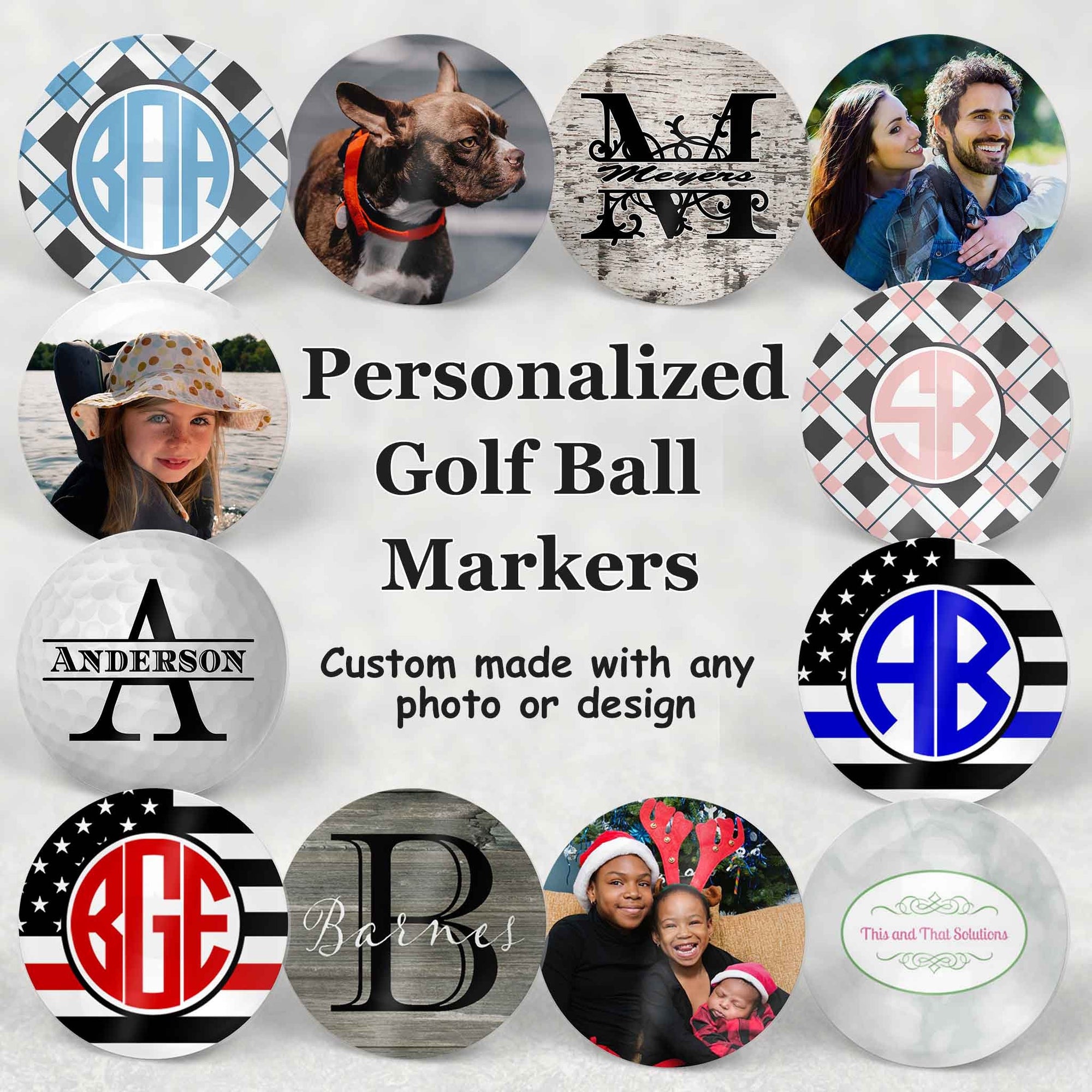 Personalized Ball Marker | Hat Clip Ball Marker | Divot Tool | Golf Gifts