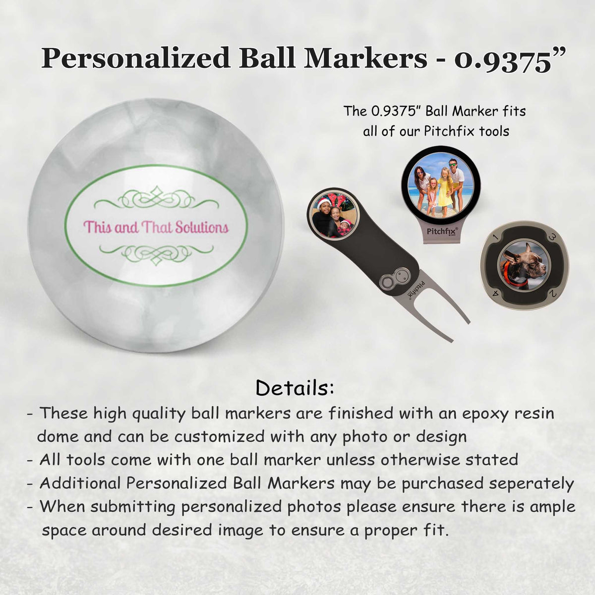 Custom Pitchfix Golf Accessories | Personalized Golf Hatclip | Company Logo