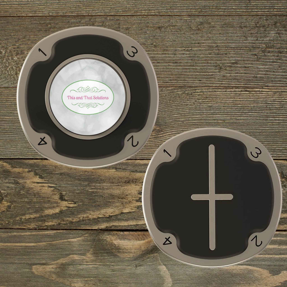 Personalized PitchFix MultiMarker Tool | Custom Ball Markers | Golf Gifts | Company Logo