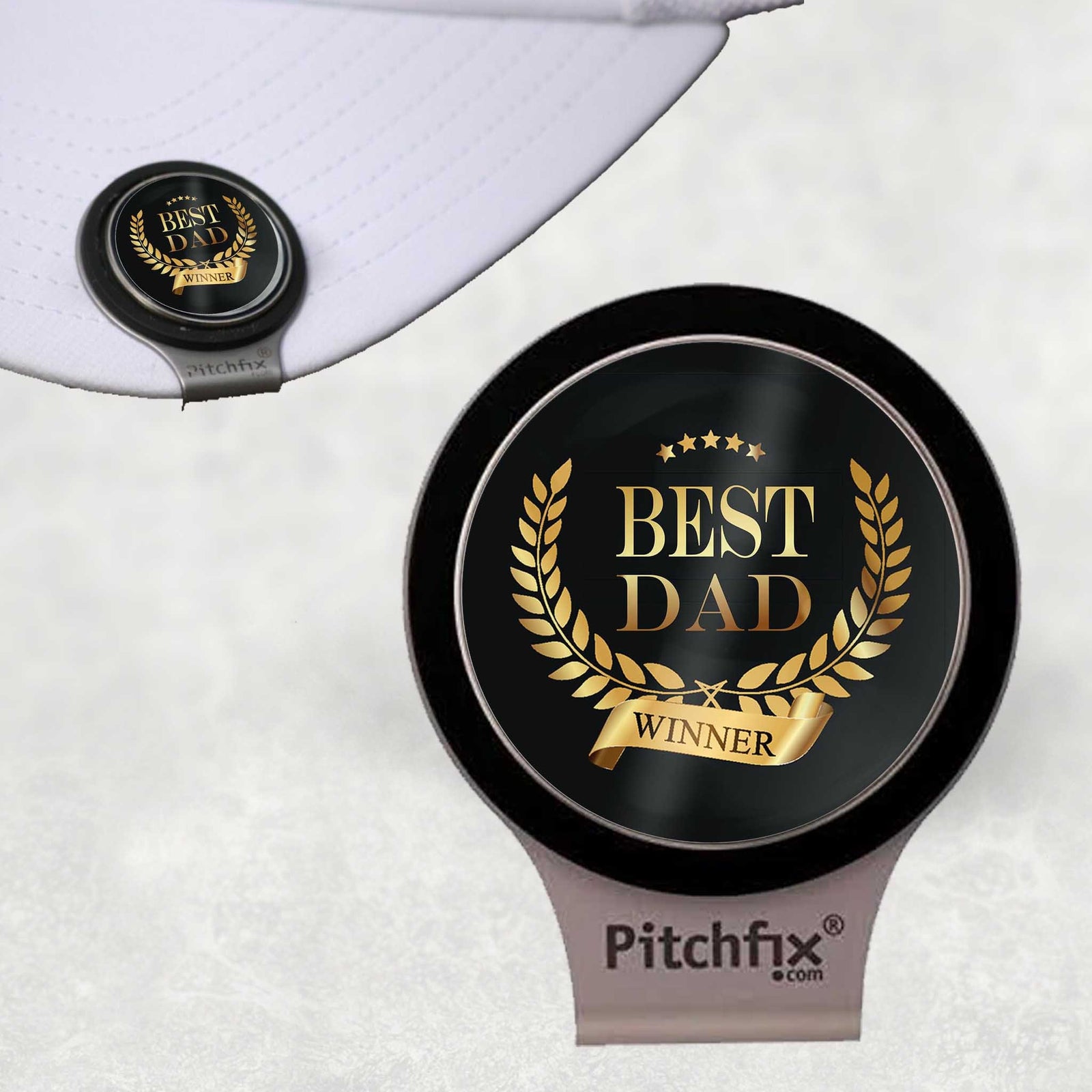Custom Pitchfix Golf Accessories | Personalized Golf Hatclip | Happy Fathers Day