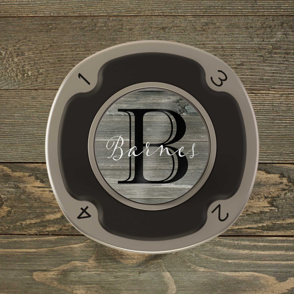 Personalized PitchFix MultiMarker Tool | Custom Ball Markers | Golf Gifts | Rustic Monogram
