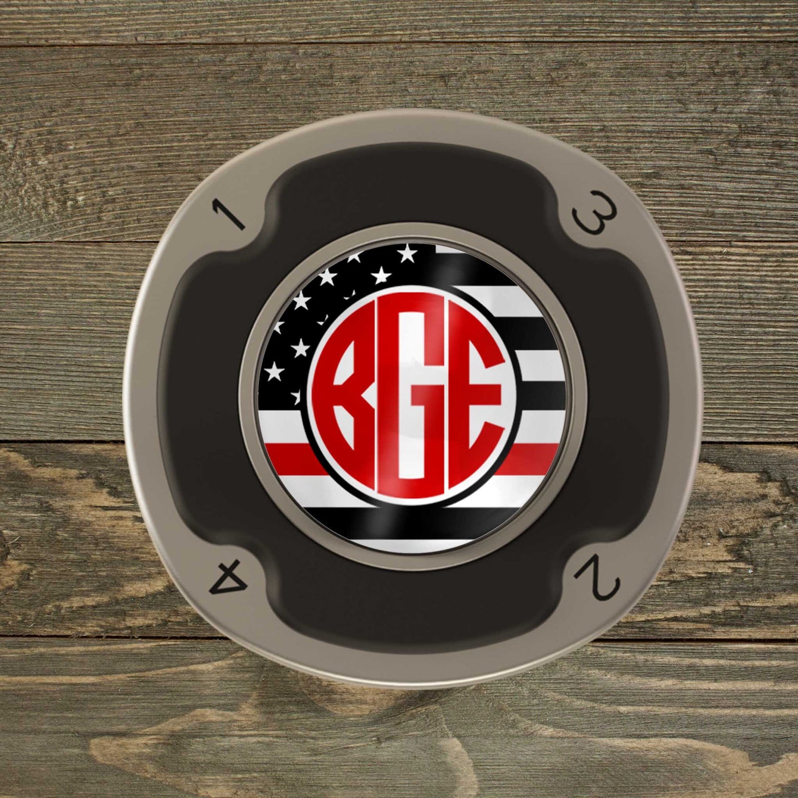 Personalized PitchFix MultiMarker Tool | Custom Ball Markers | Golf Gifts | Firefighter Red Line