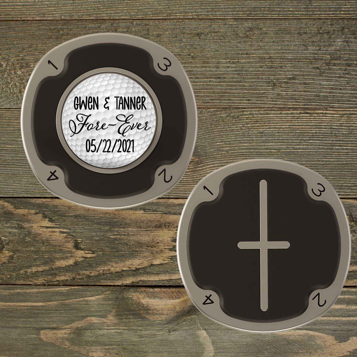 Personalized PitchFix MultiMarker Tool | Custom Ball Markers | Golf Gifts | Fore-Ever