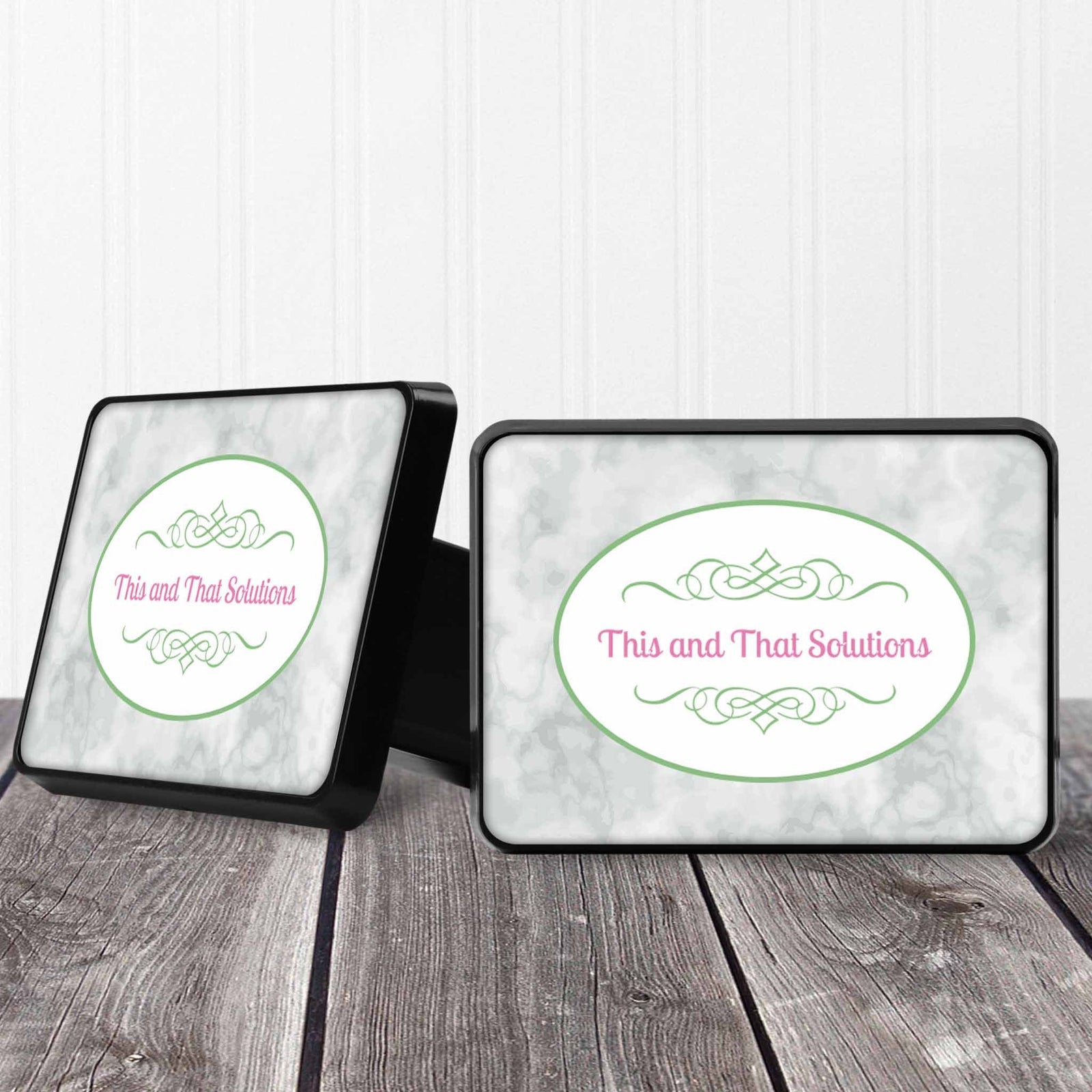 Personalized Trailer Hitch Cover | Custom Car Accessories | Company Logo