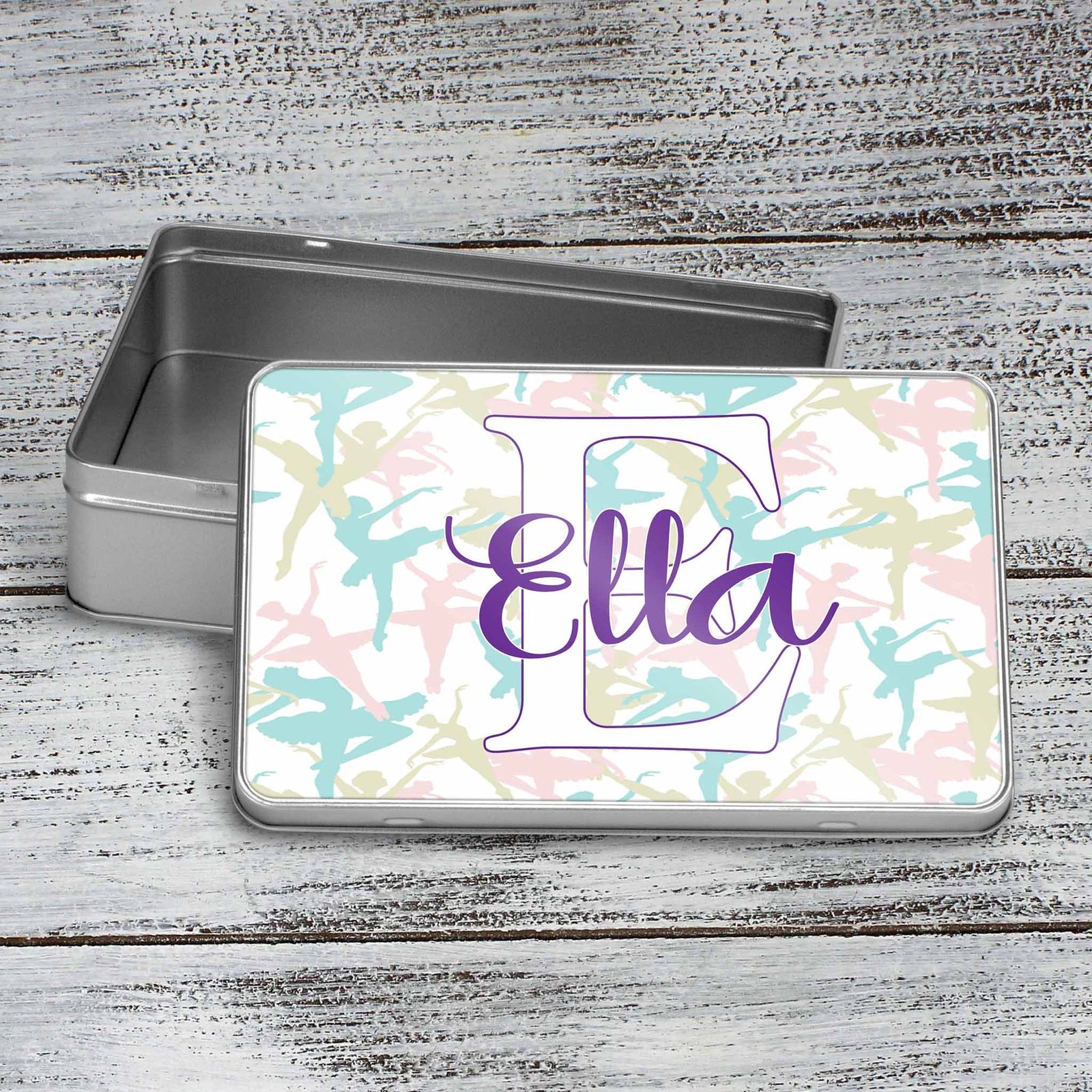 Custom Aluminum Tin | Photo Storage Box | Puzzle Tin | Ballerina
