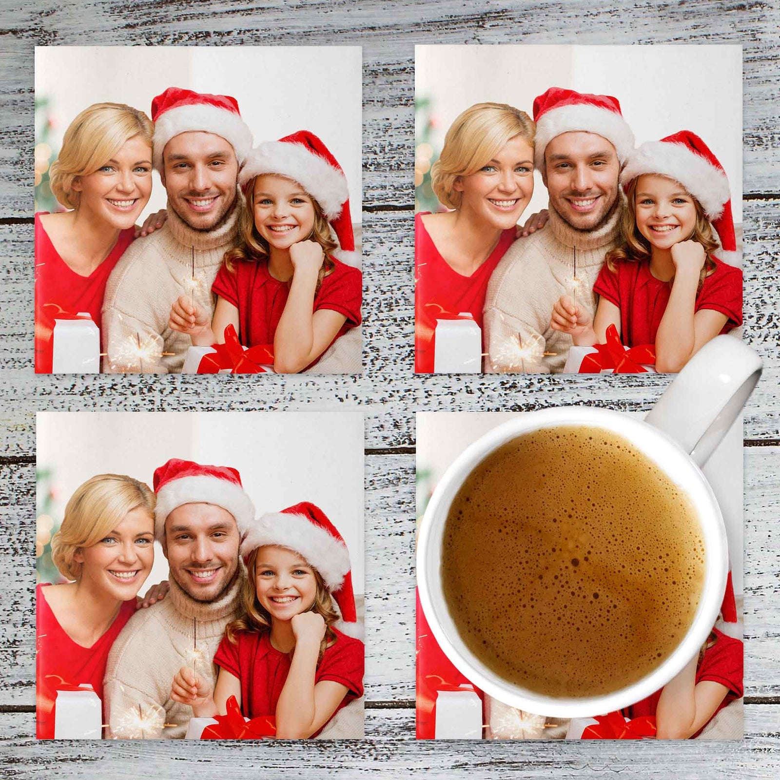 Personalized Coasters | Custom Stone Coaster Set | Custom Photo | Set of 4