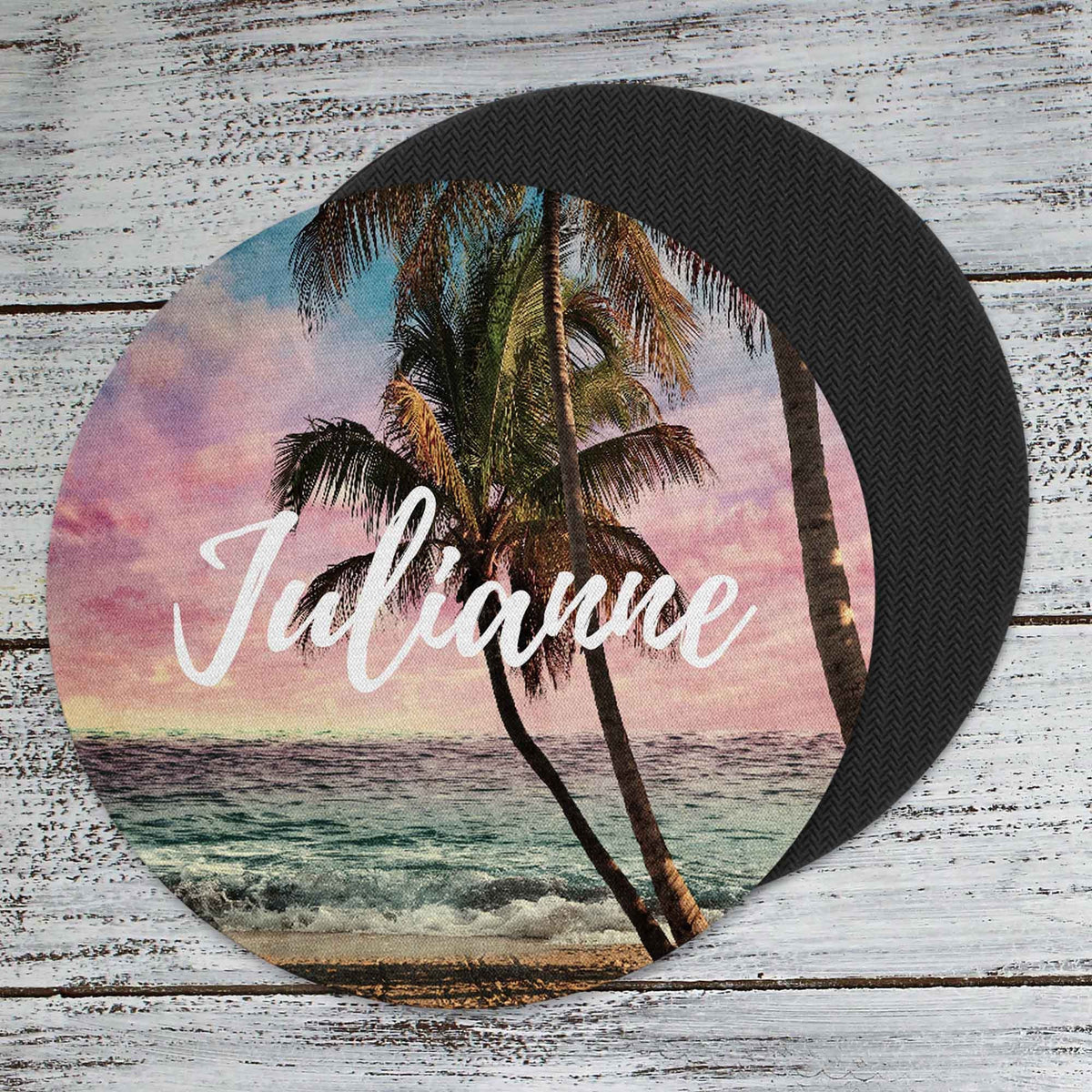Personalized Coasters | Custom Stone Coaster Set | Sunset | Set of 4