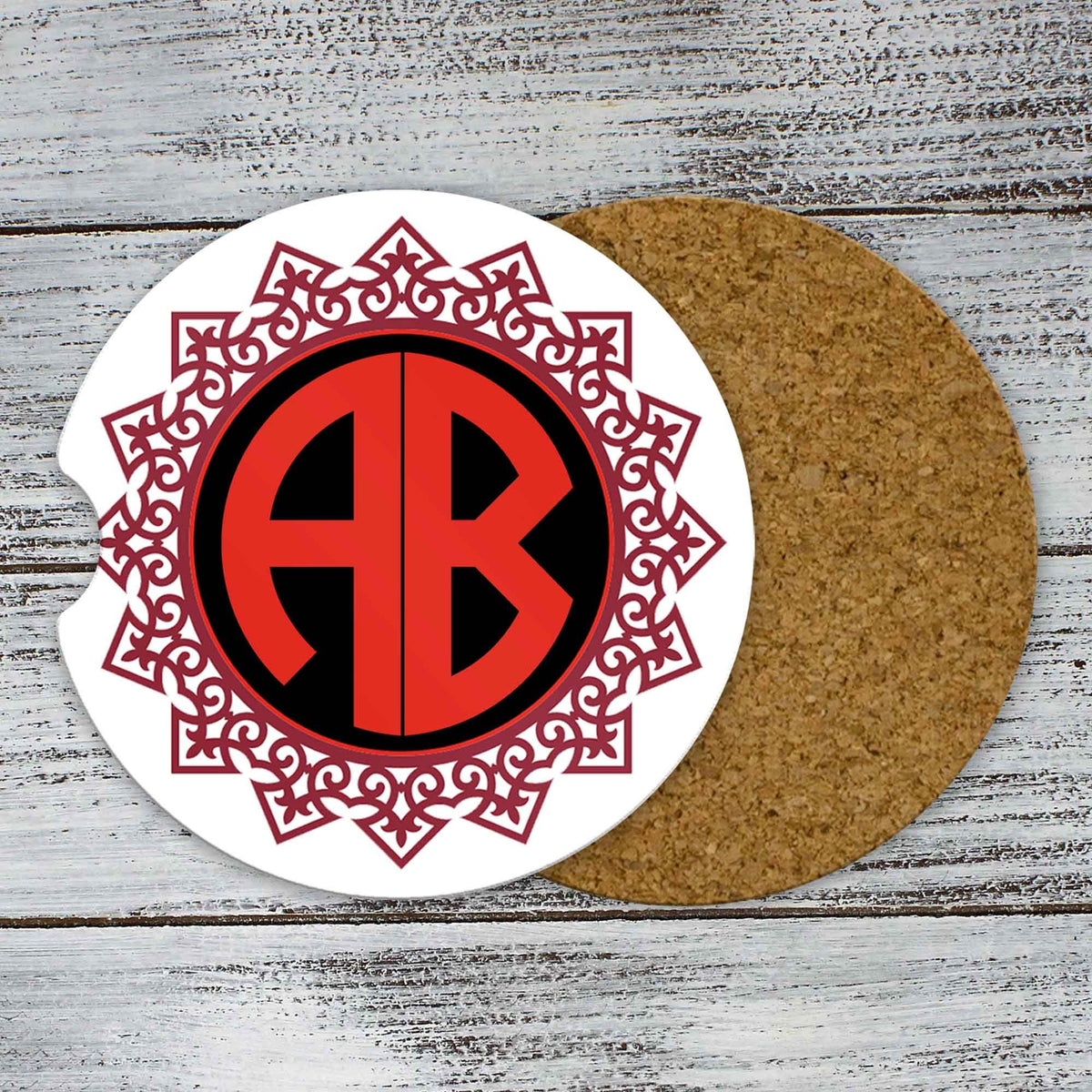 Personalized Car Coasters | Custom Car Accessories | Imperial | Set of 2
