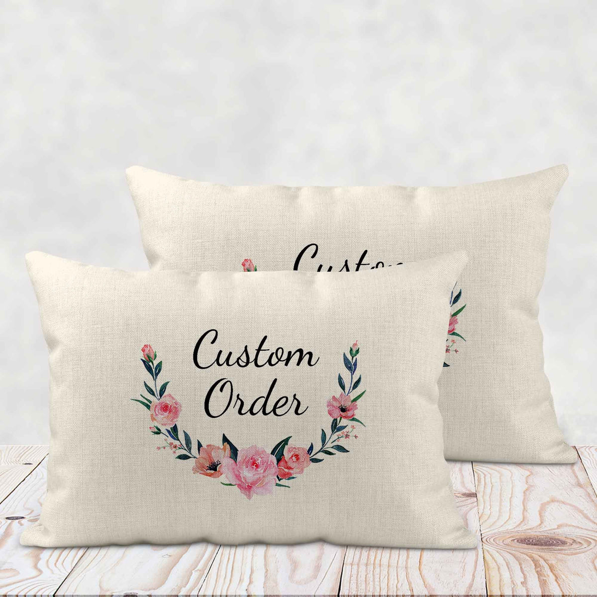 Personalized Lumbar Pillow | Custom Decorative Pillow | Custom Order