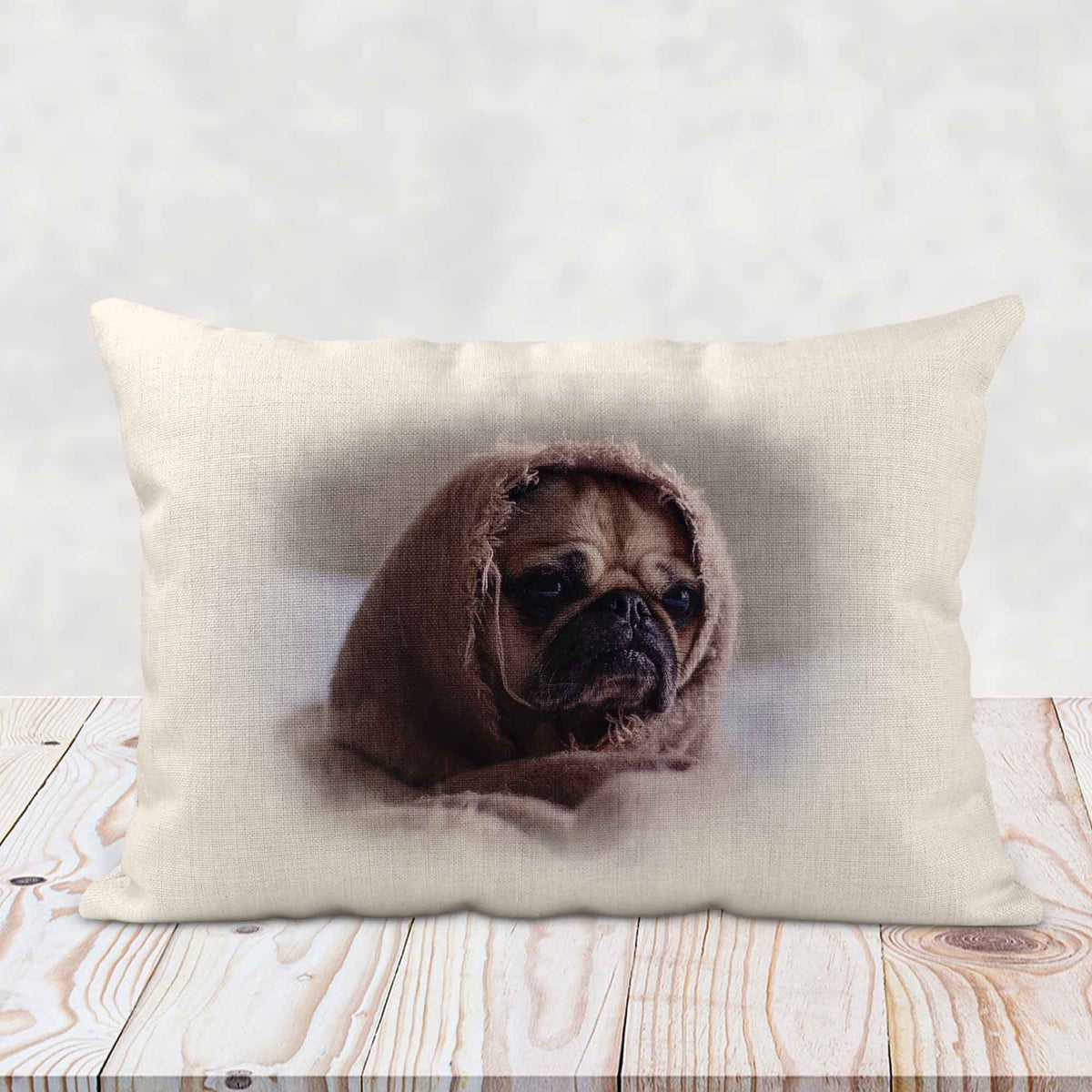 Personalized Lumbar Pillow | Custom Decorative Pillow | Custom Photo Pet