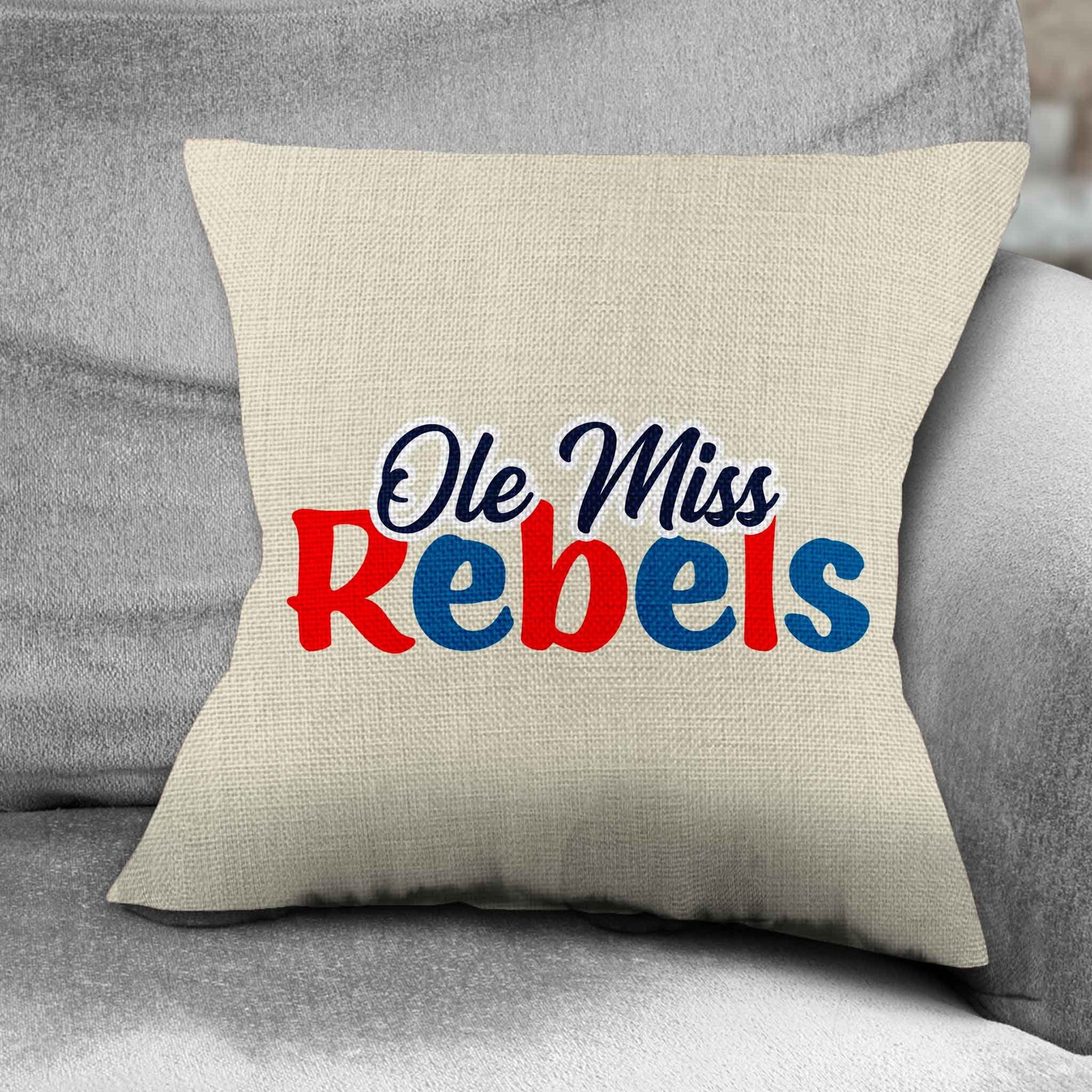 Personalized Throw Pillow | Custom Decorative Pillow | Ole Miss