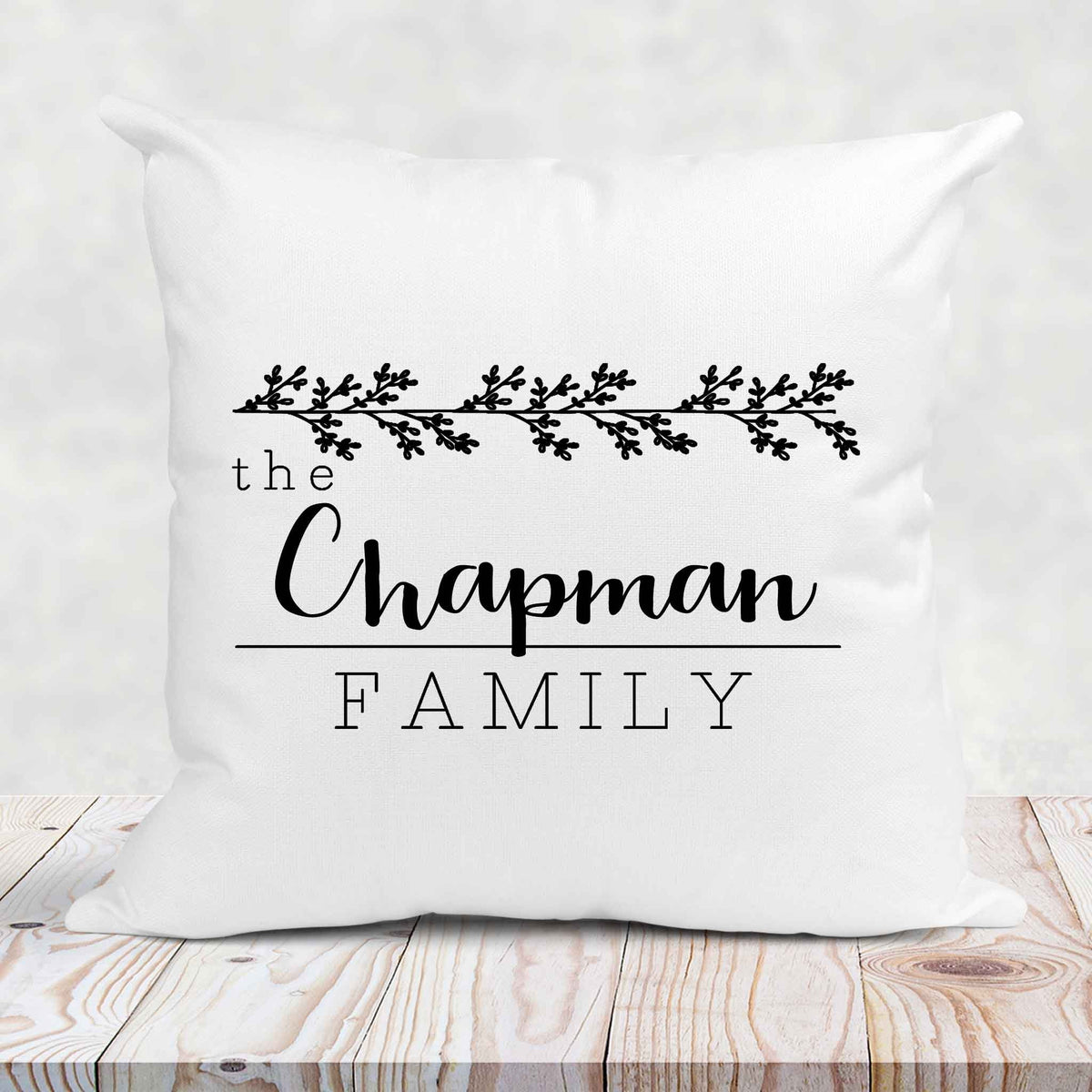Personalized Throw Pillow | Custom Decorative Pillow | Family Twig