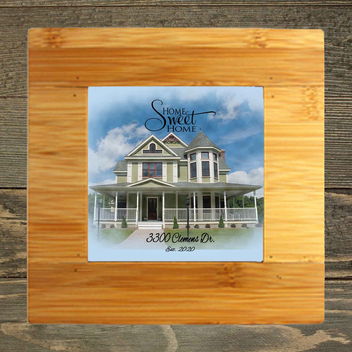 Personalized Iron Trivet | Custom Kitchen Gifts | Watercolor Photo
