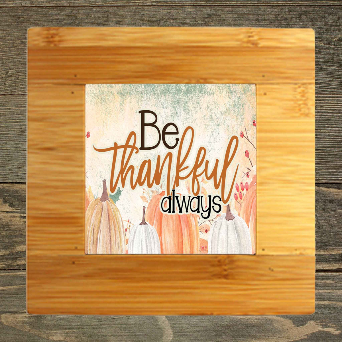Personalized Iron Trivet | Custom Kitchen Gifts | Always Be Thankful