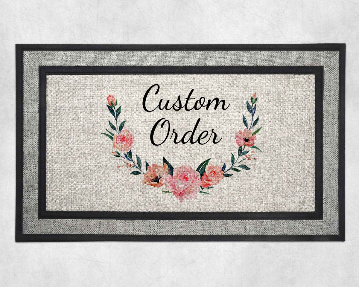 Personalized Doormat | Custom Door Mats | Custom Order