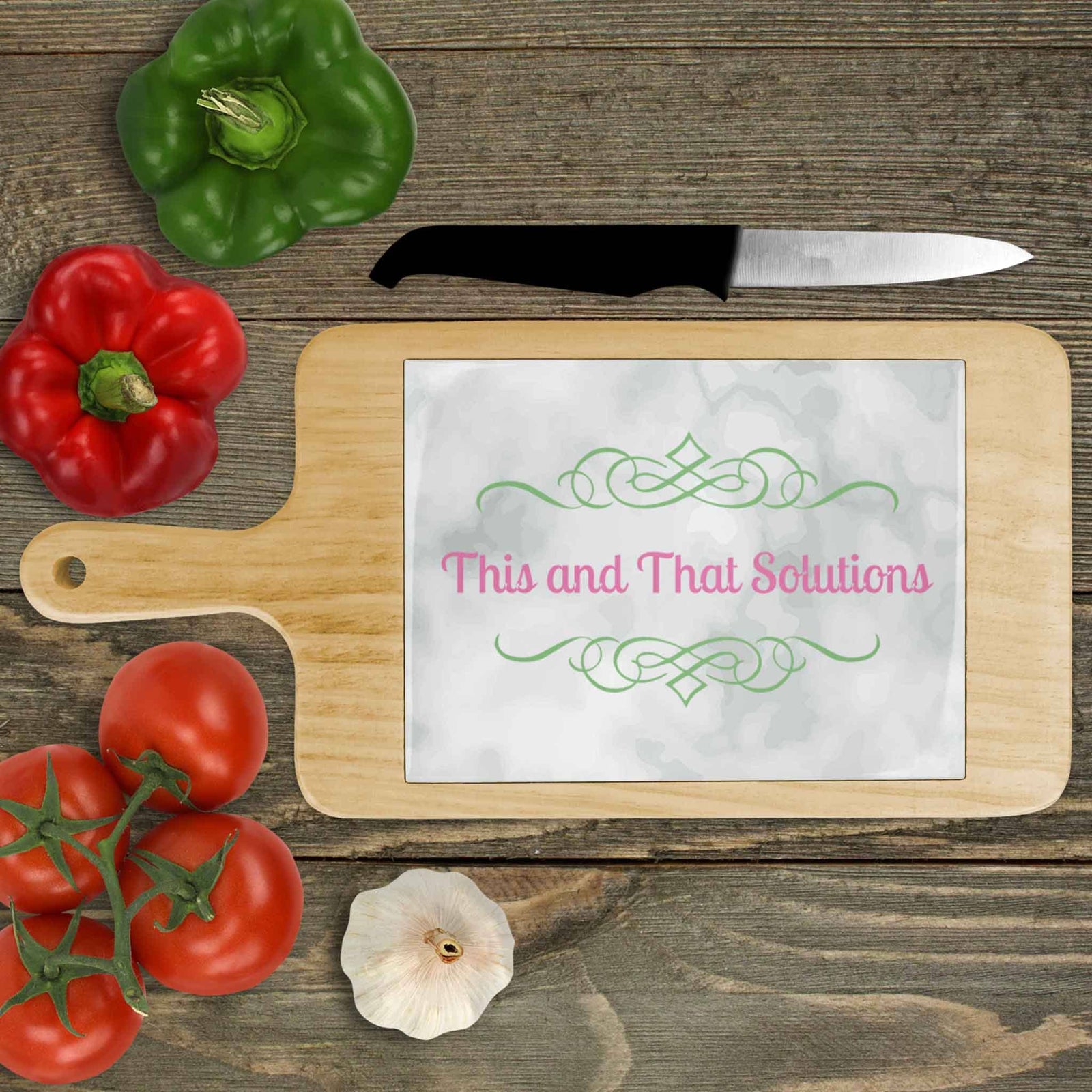 Personalized Wood Cheeseboard | Custom Wine Accessories | Company Logo