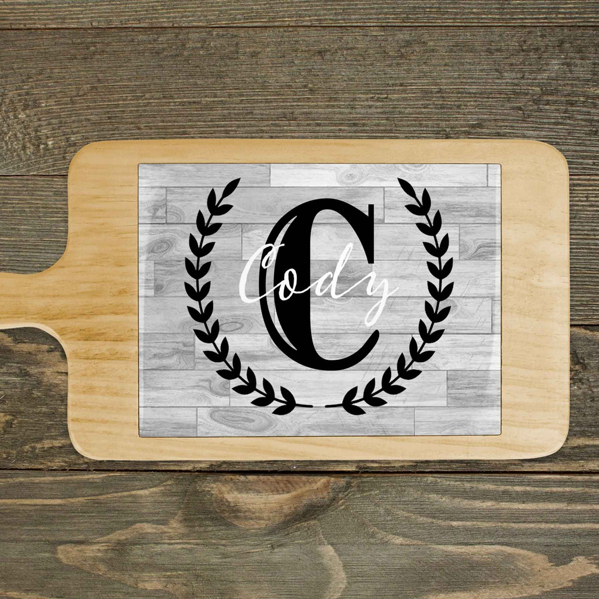 Personalized Wood Cheeseboard | Custom Wine Accessories | Laurel Wreath Ridge