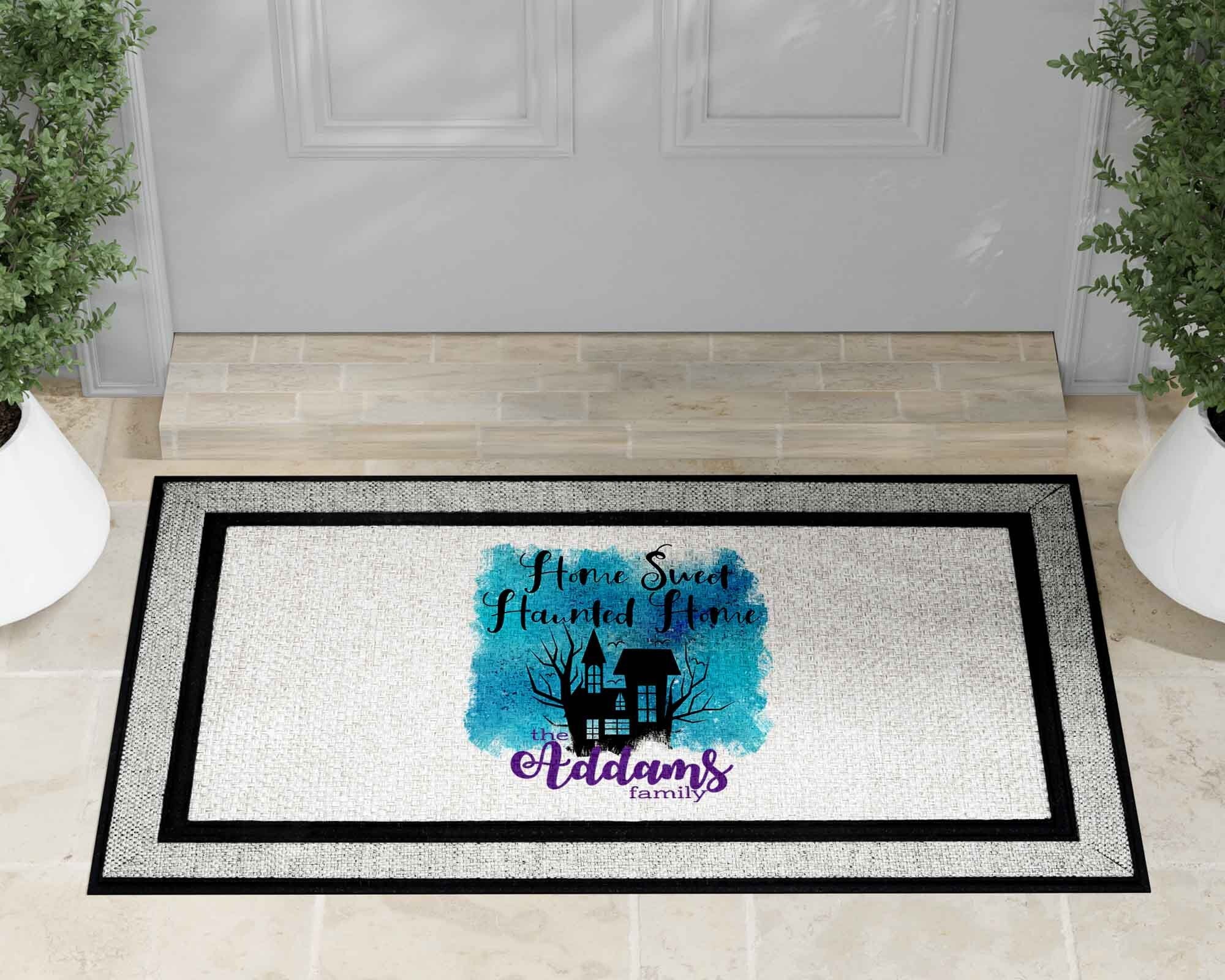 Personalized Doormat | Custom Door Mats | Home Sweet Haunted Home