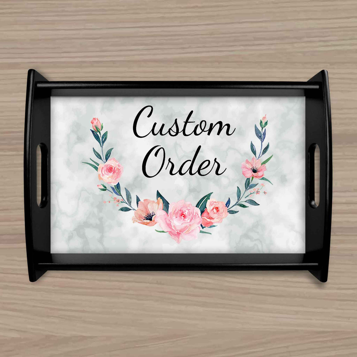 Custom Wood Serving Tray | Persoanlized Kitchen Accessories | Custom Order