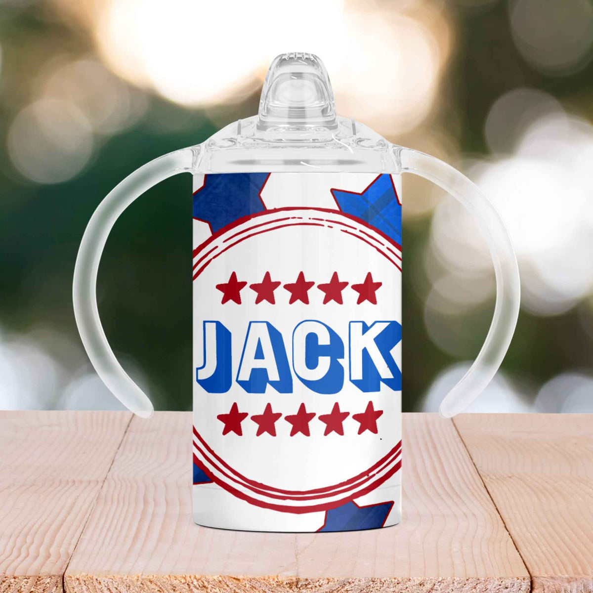 Custom Sippy Cup | Personalized Toddler Cup | Baby Gifts | Blue Stars