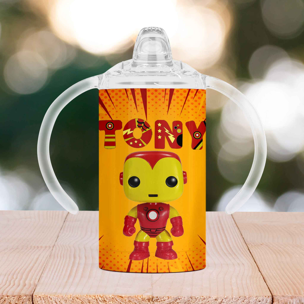Custom Sippy Cup | Personalized Toddler Cup | Baby Gifts | Iron Man