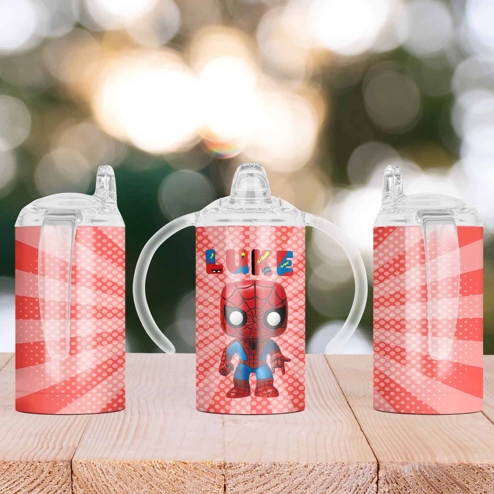 Custom Sippy Cup | Personalized Toddler Cup | Baby Gifts | Spiderman