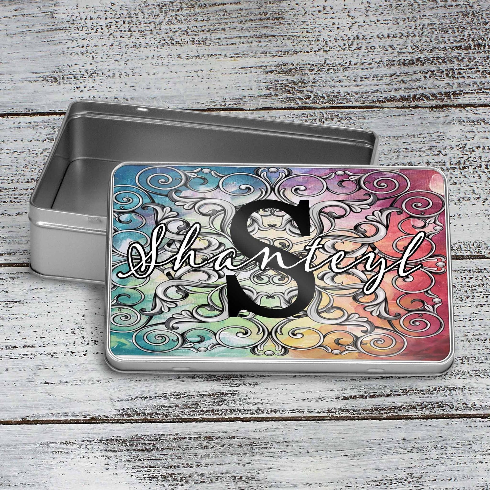 Custom Aluminum Tin | Photo Storage Box | Puzzle Tin | Colorful