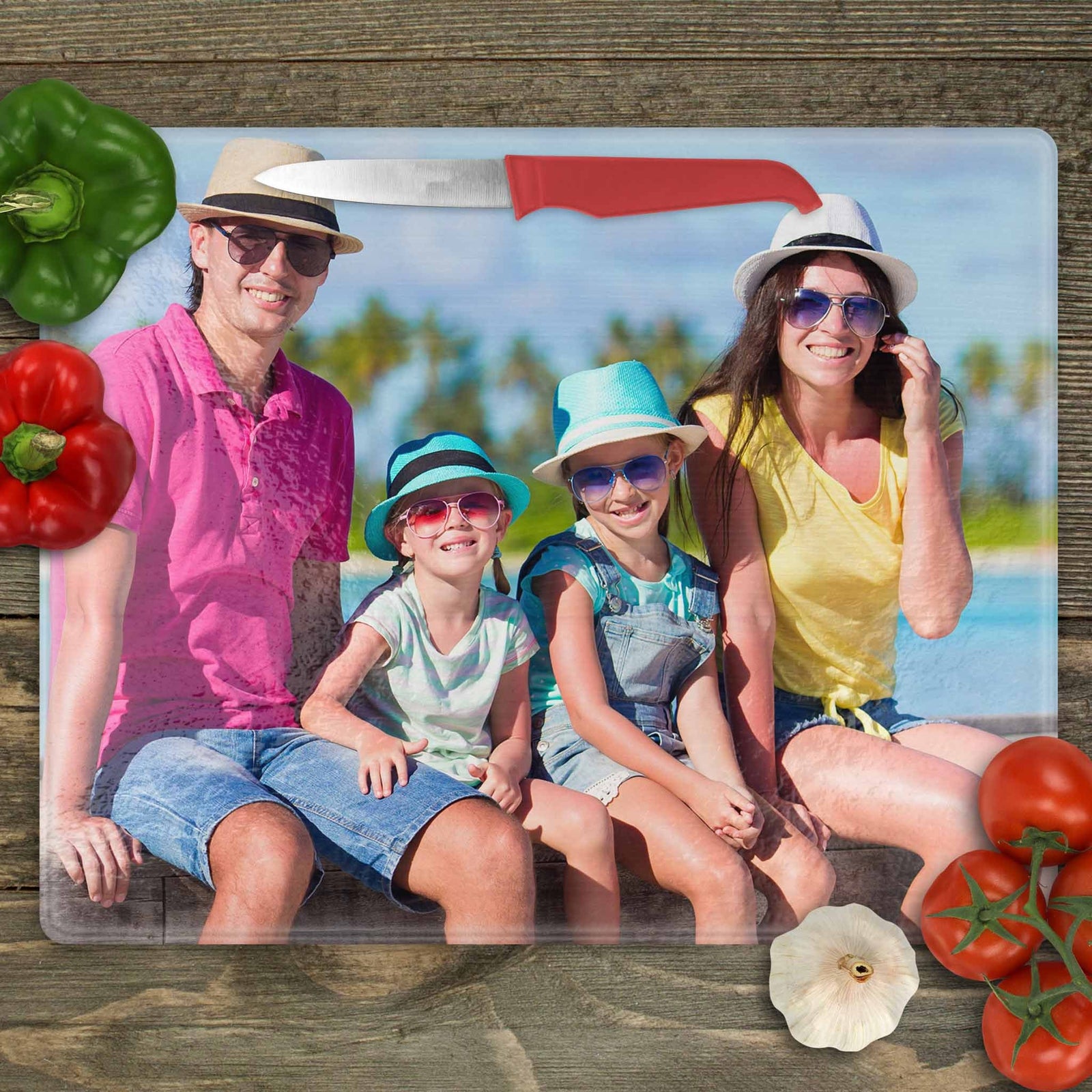Personalized Cutting Board | Custom Glass Cutting Board | Custom Photo