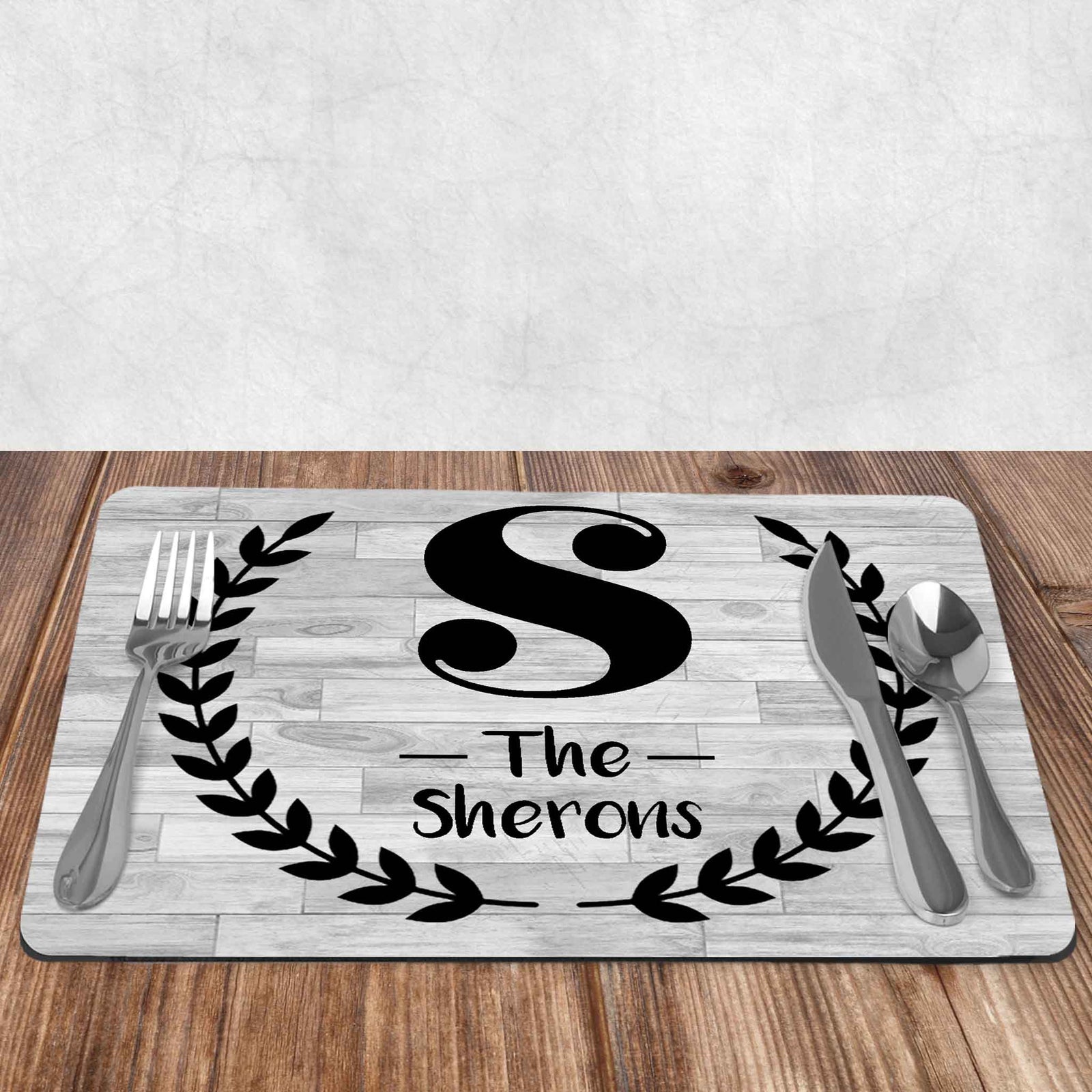Custom Placemats | Personalized Dining and Serving | Laurel Wreath Family