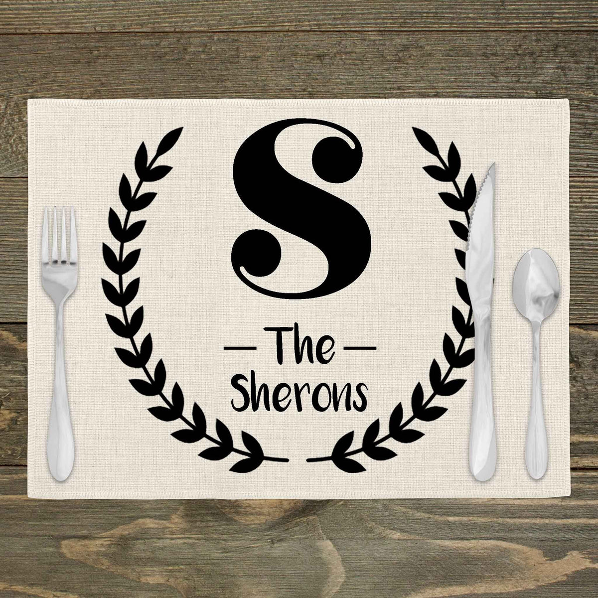 Custom Placemats | Personalized Dining and Serving | Laurel Wreath Family