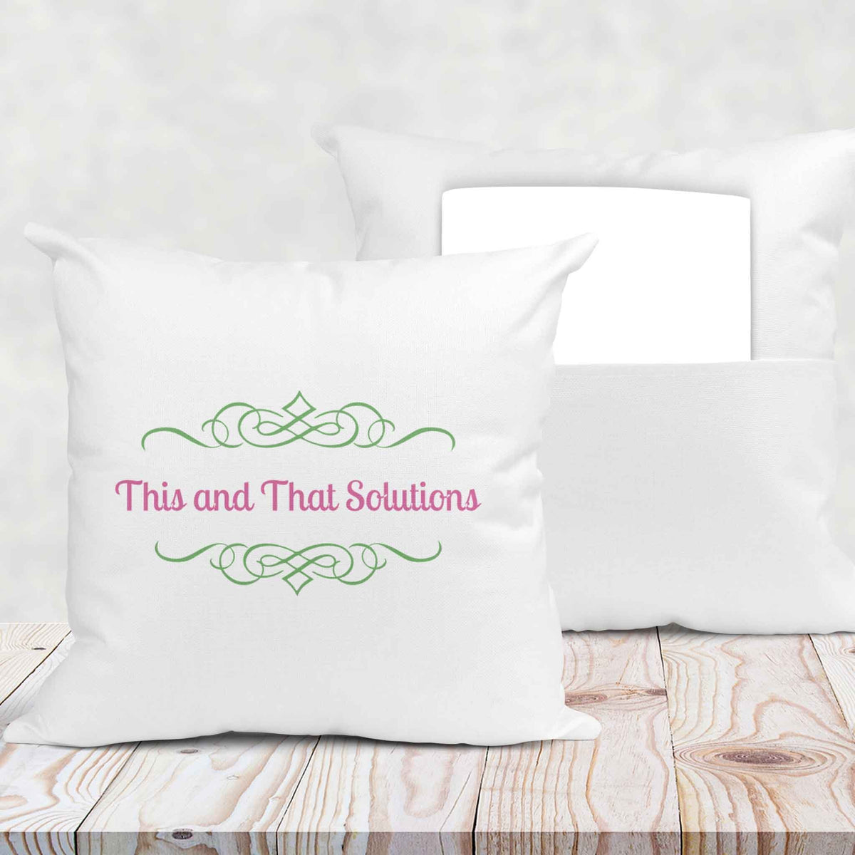 Personalized Throw Pillow | Custom Decorative Pillow | Company Logo