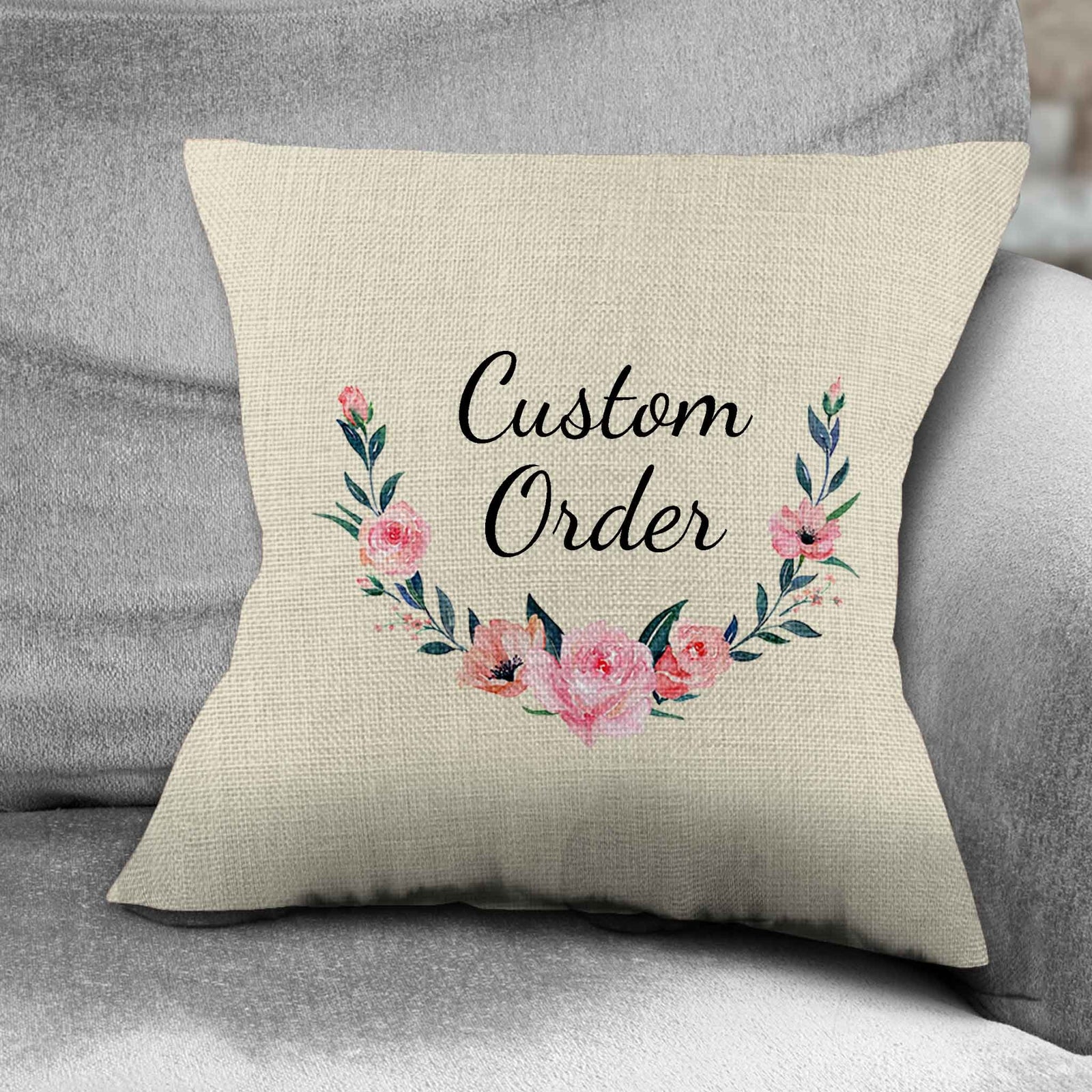 Personalized Throw Pillow | Custom Decorative Pillow | Custom Order