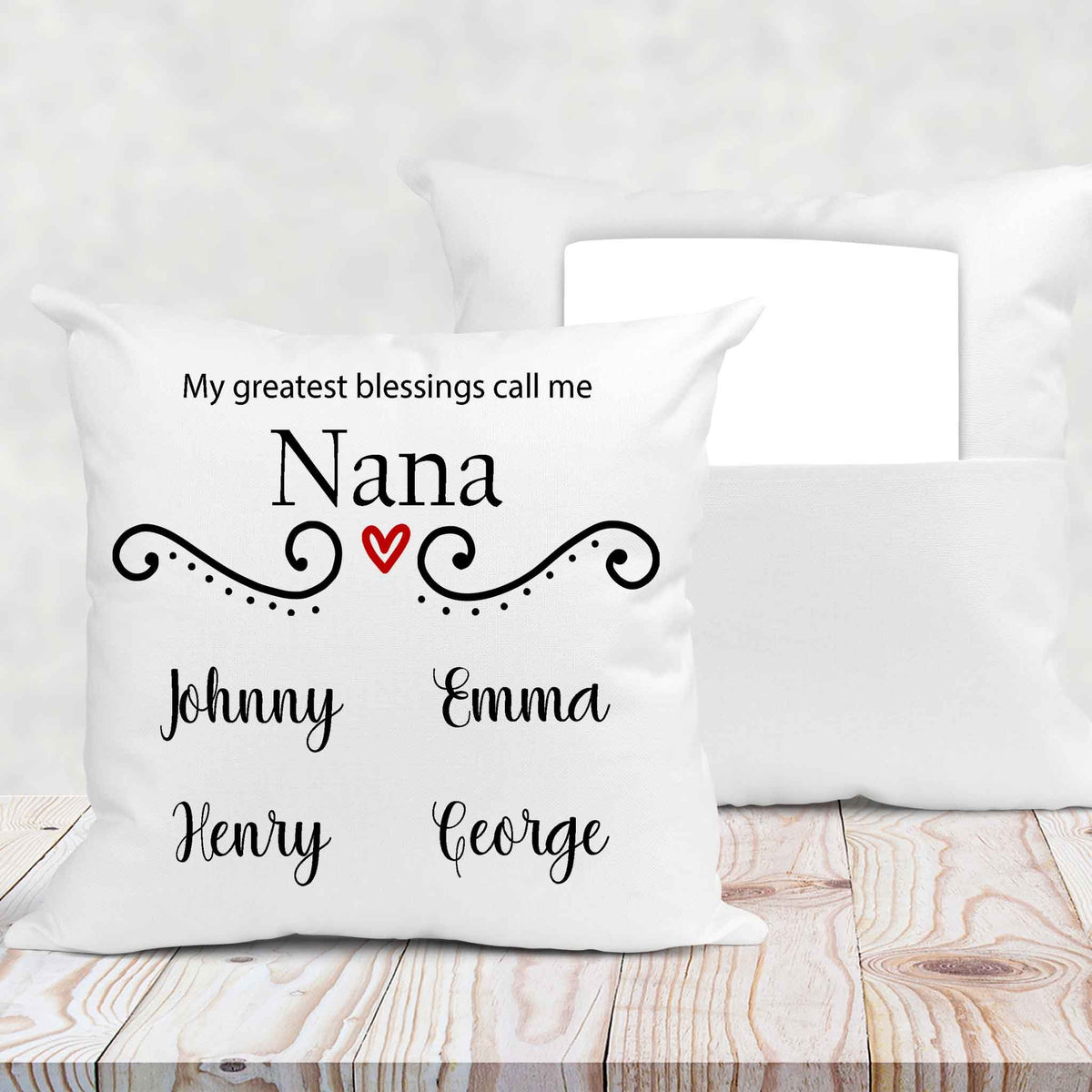 Personalized Throw Pillow | Custom Decorative Pillow | Nana&#39;s Greatest Blessing