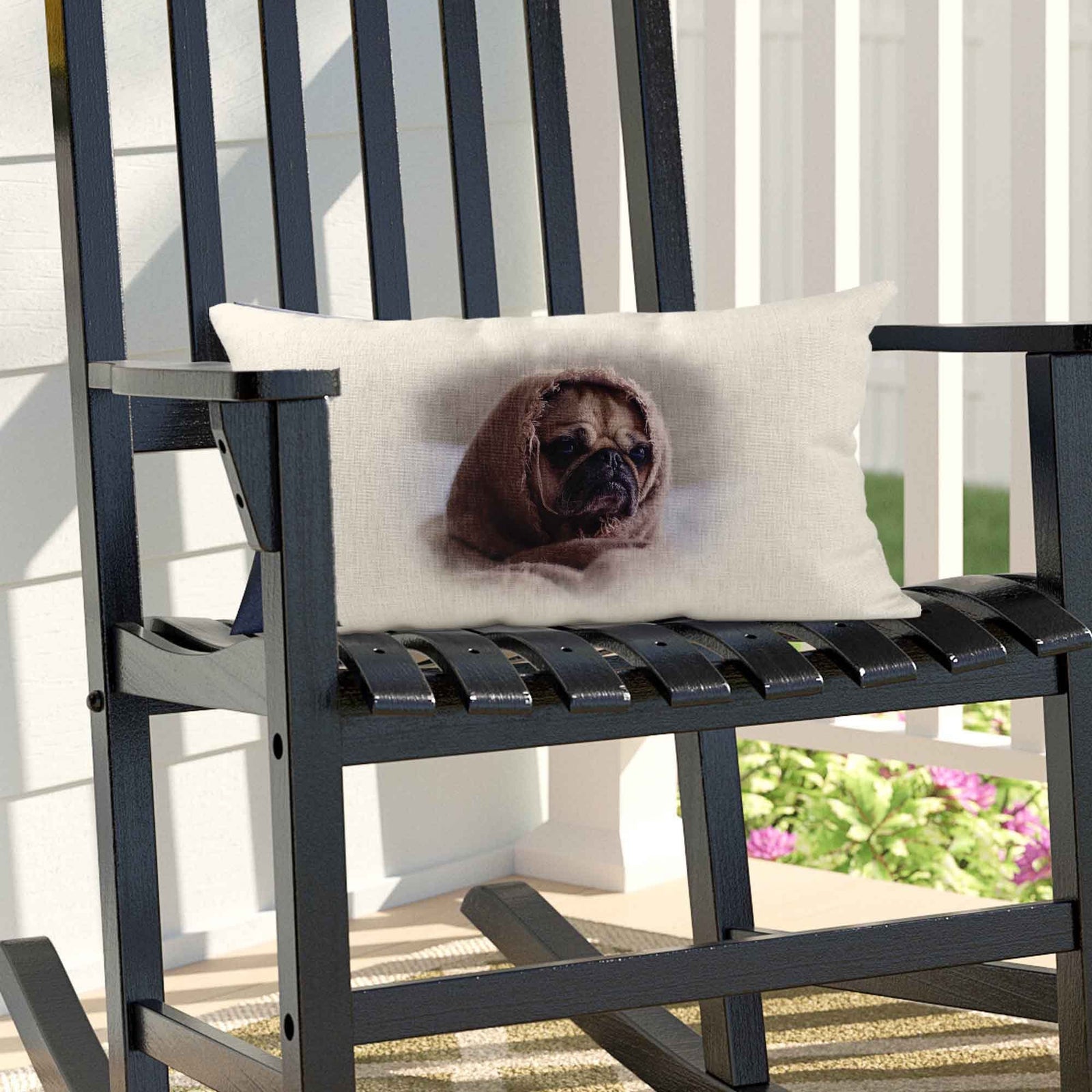 Personalized Lumbar Pillow | Custom Decorative Pillow | Custom Photo Pet