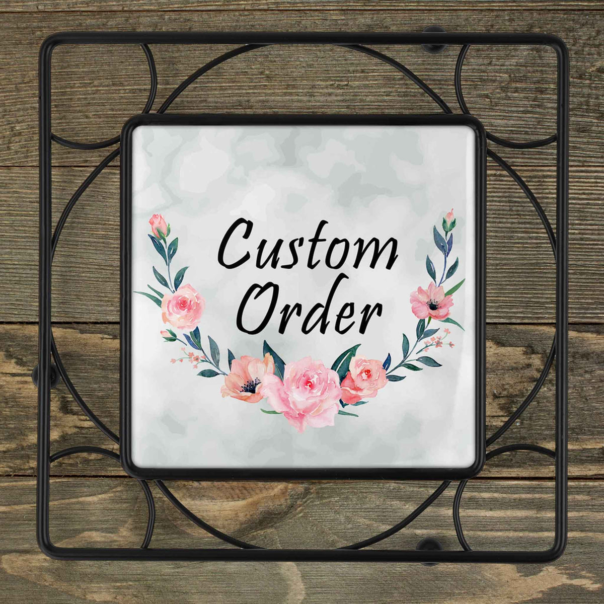 Personalized Iron Trivet | Custom Kitchen Gifts | Custom Order