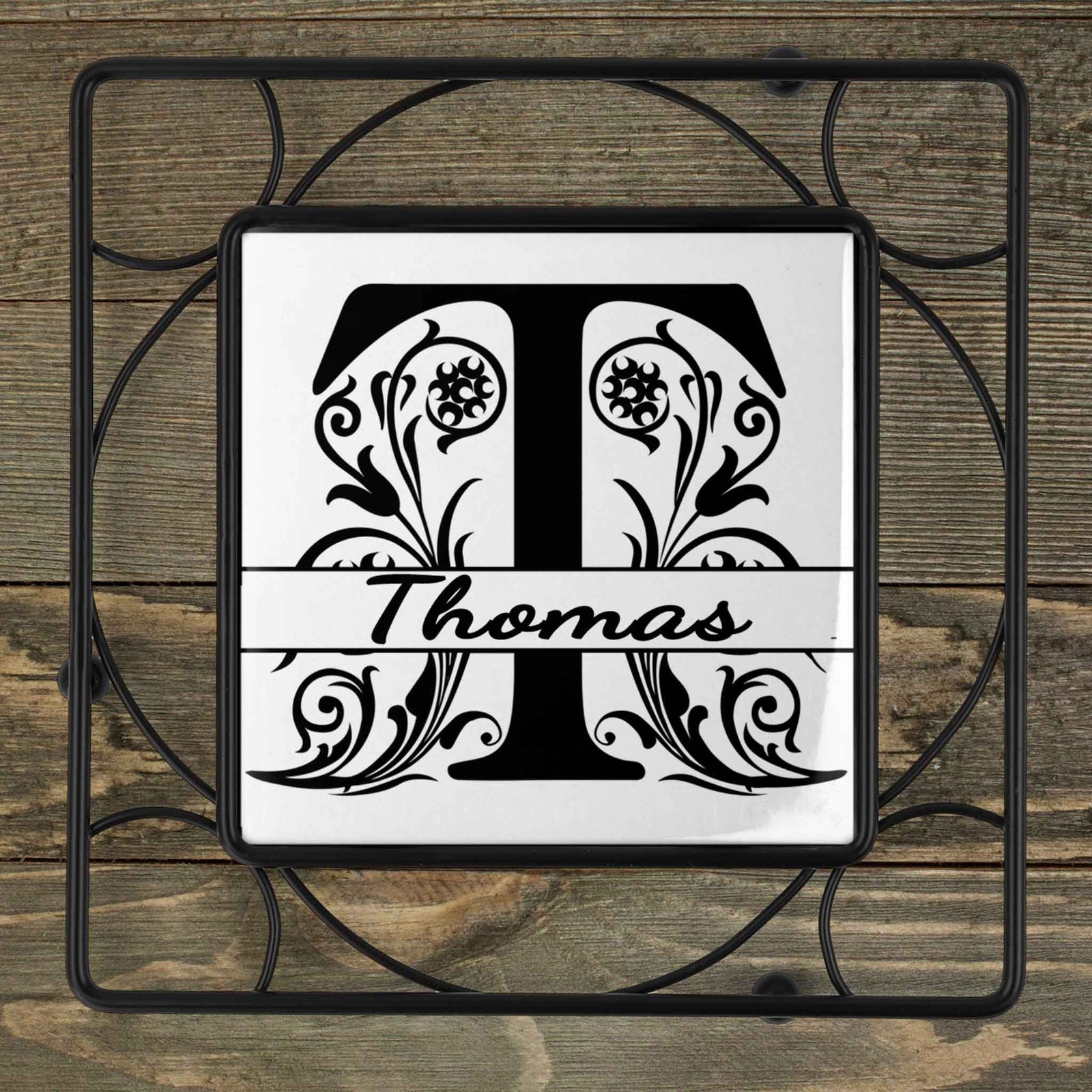 Personalized Iron Trivet | Custom Kitchen Gifts | Regal Monogram