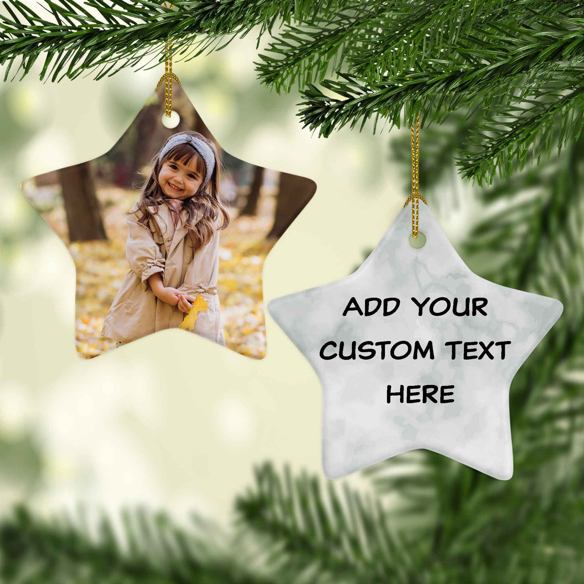 Photo Holiday Ornaments | Personalized Christmas Ornaments | Custom Photo Round