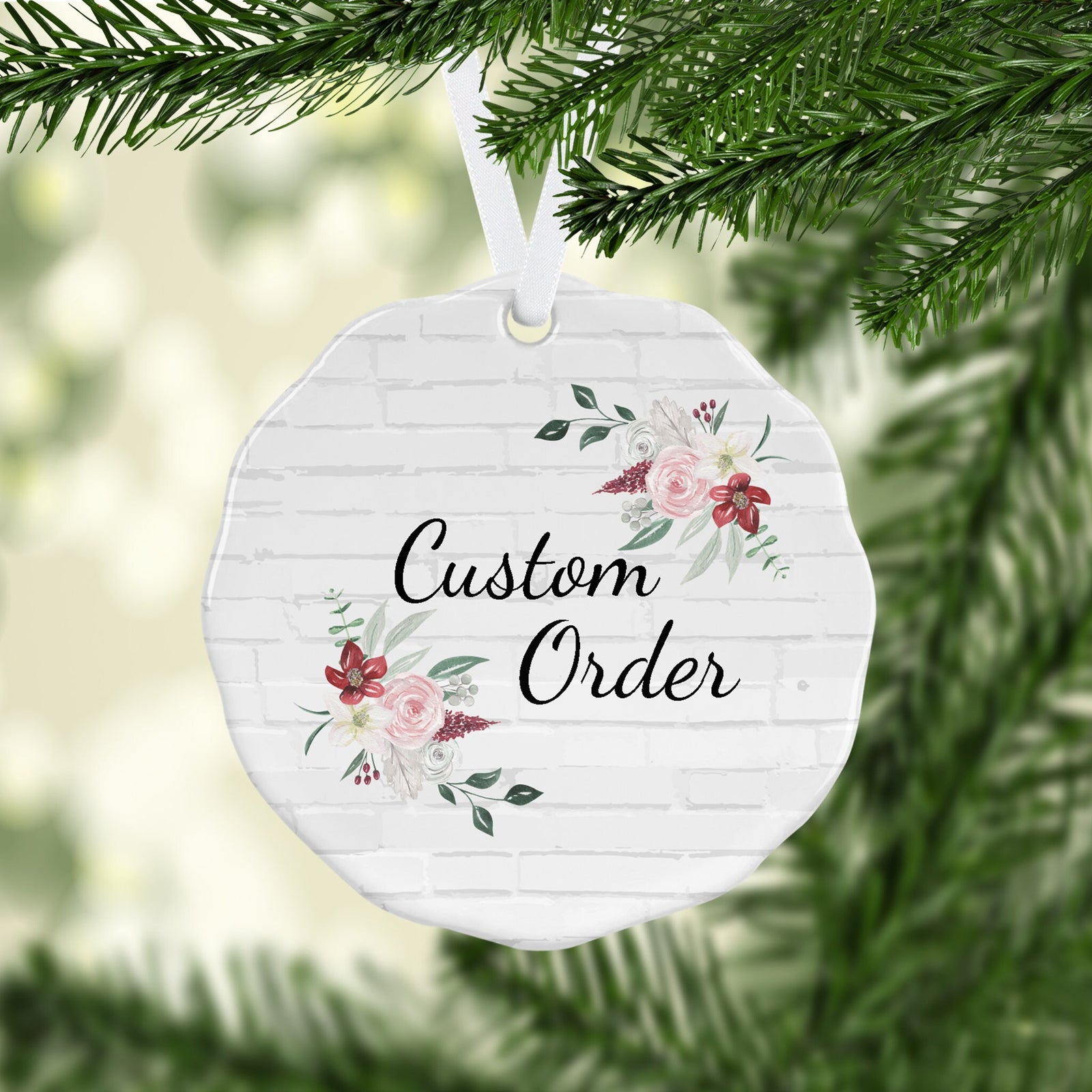 Photo Holiday Ornaments | Personalized Christmas Ornaments | Custom Order