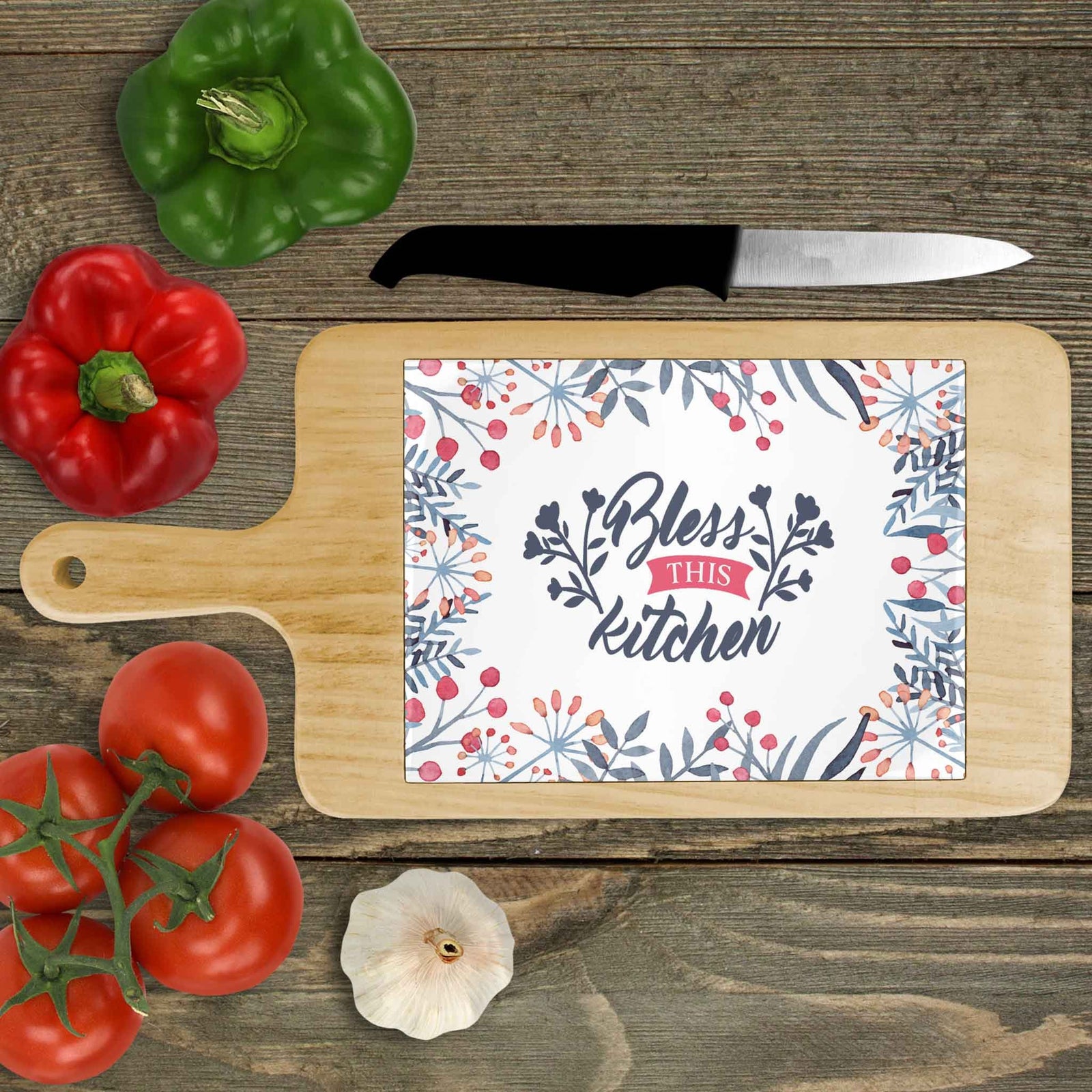Personalized Wood Cheeseboard | Custom Wine Accessories | Bless this Kitchen