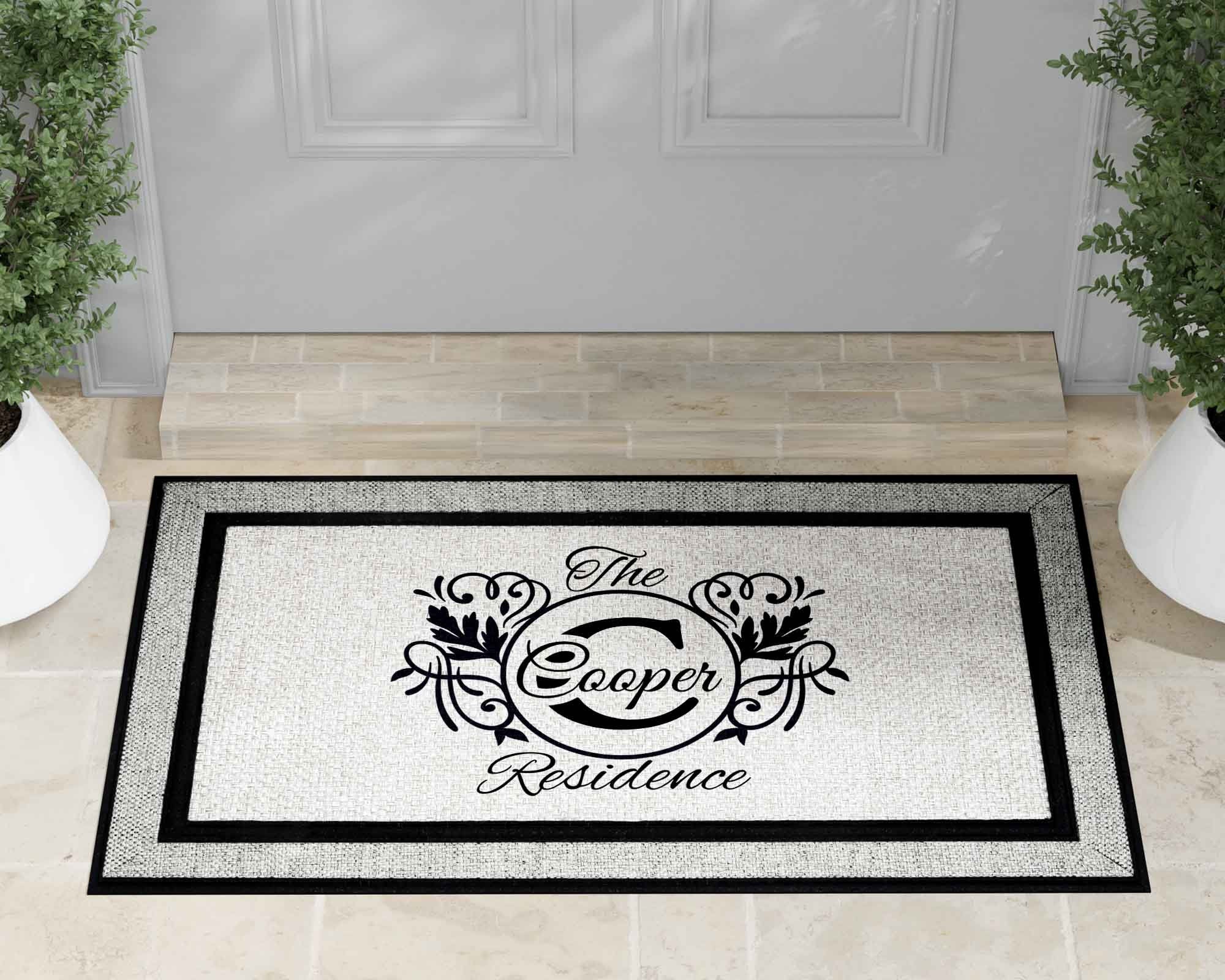 Personalized Doormat | Custom Door Mats | Family Residence