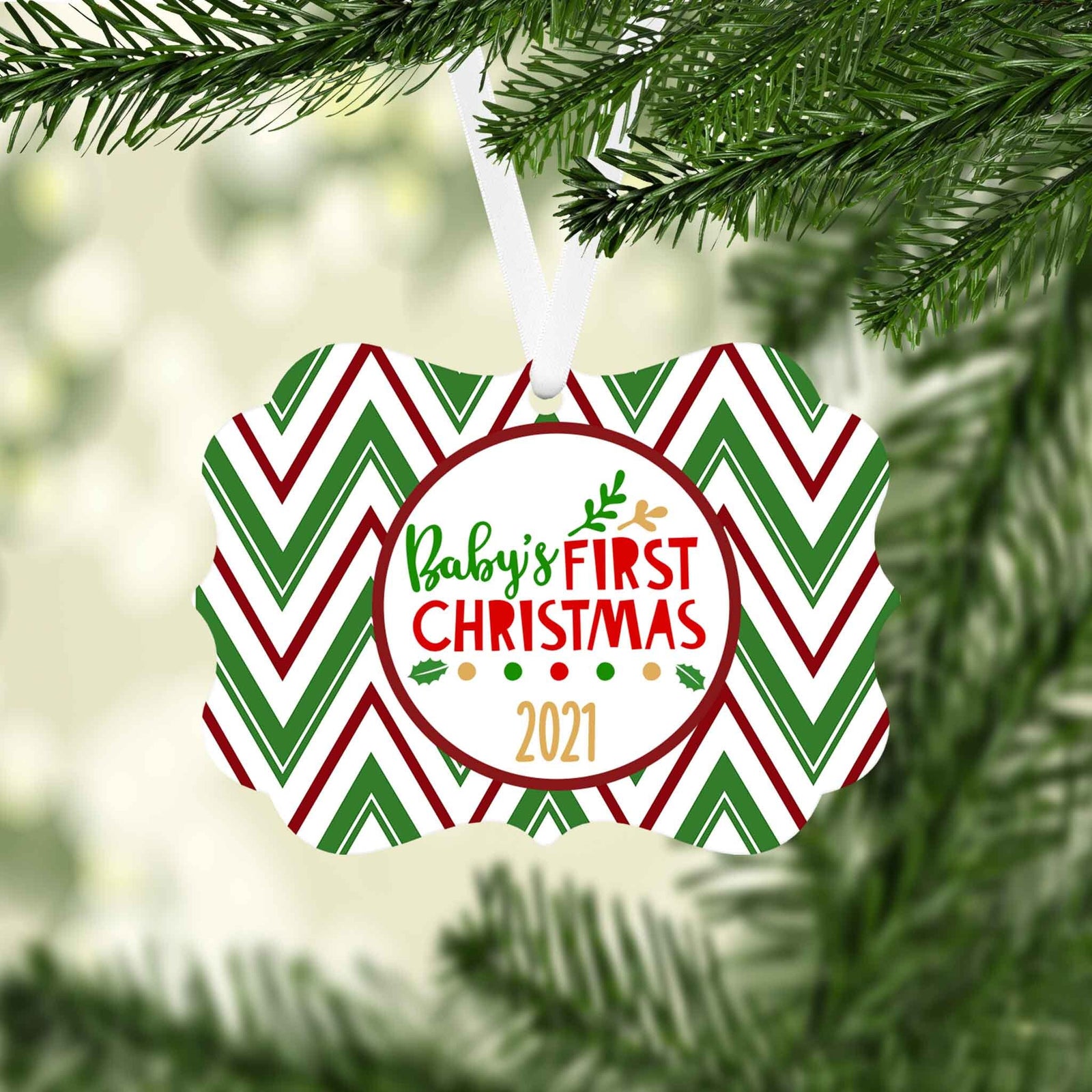 Photo Holiday Ornaments | Personalized Christmas Ornaments | Babys First Christmas