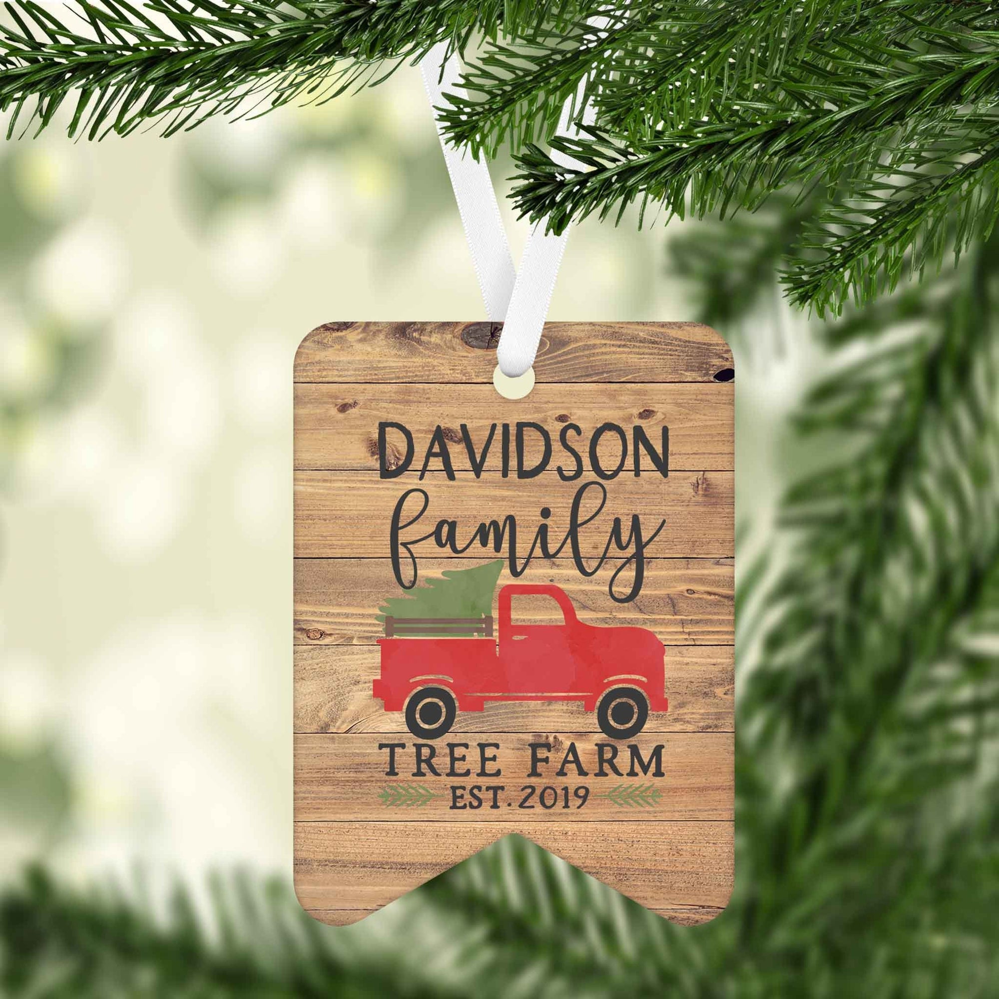 Photo Holiday Ornaments | Personalized Christmas Ornaments | Family Tree Farm