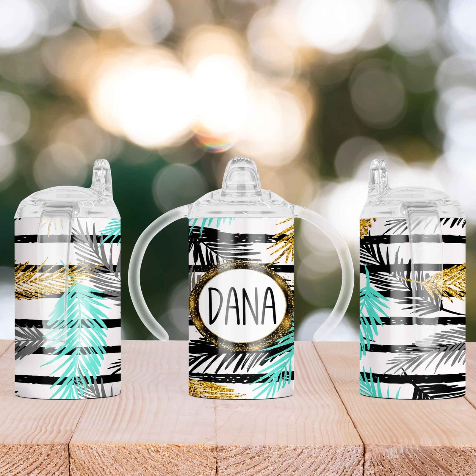 Custom Sippy Cup | Personalized Toddler Cup | Baby Gifts | Glitter Palm