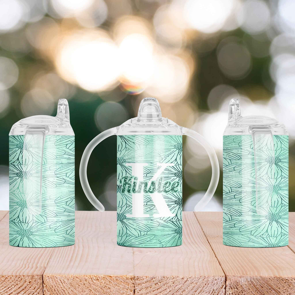 Custom Sippy Cup | Personalized Toddler Cup | Baby Gifts | Mint Monogram