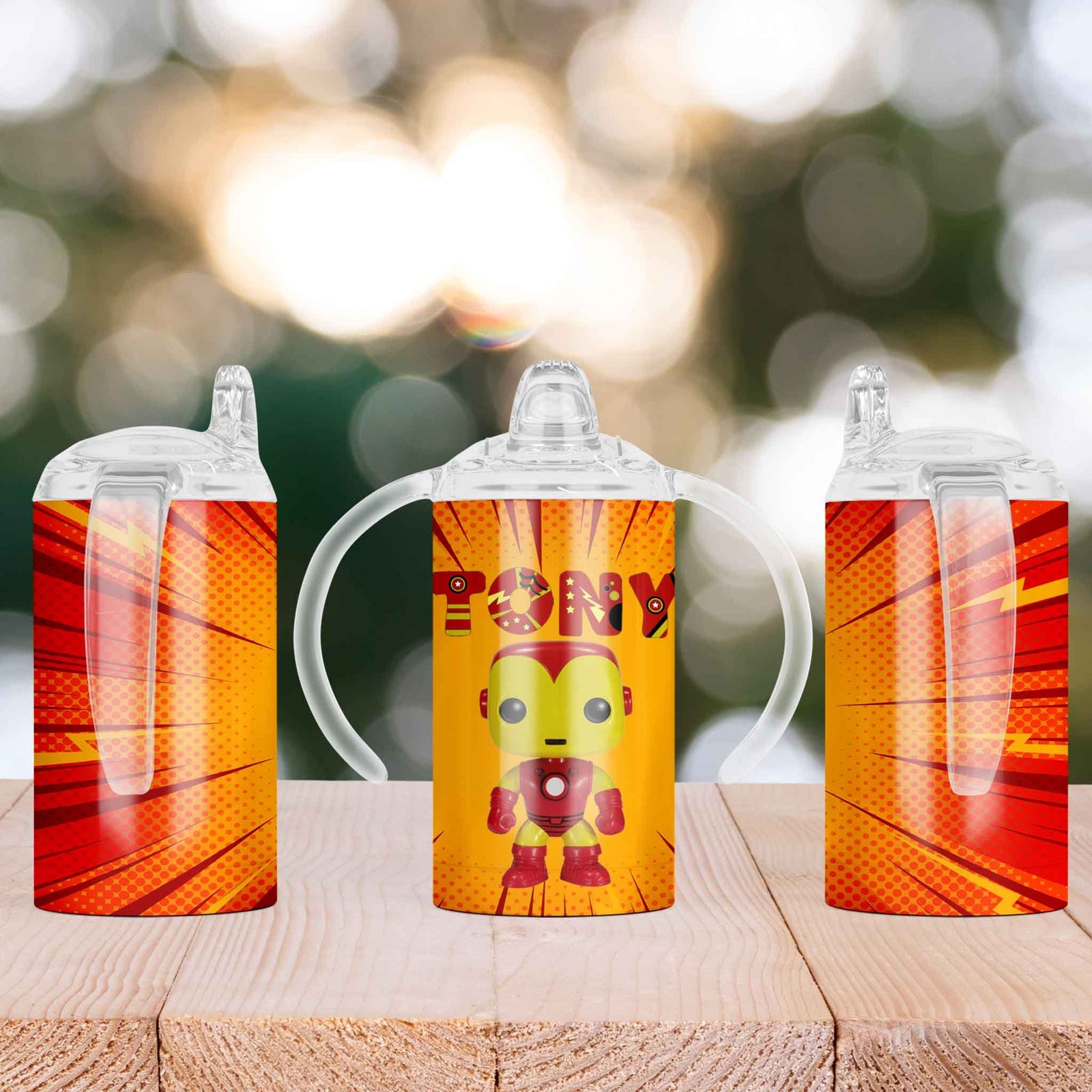 Custom Sippy Cup | Personalized Toddler Cup | Baby Gifts | Iron Man