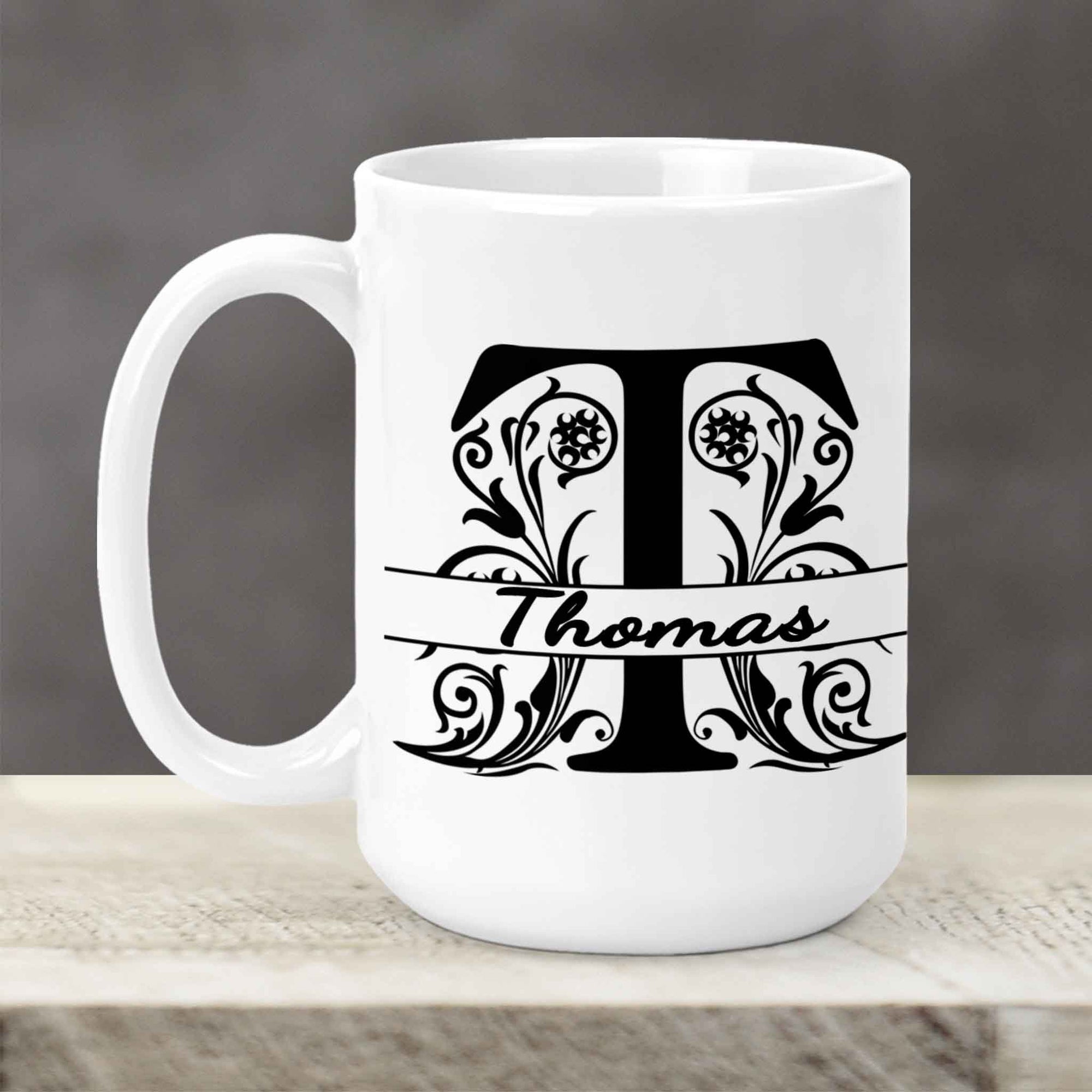 Custom Coffee Mug | Personalized Coffee Mug | Regal Monogram
