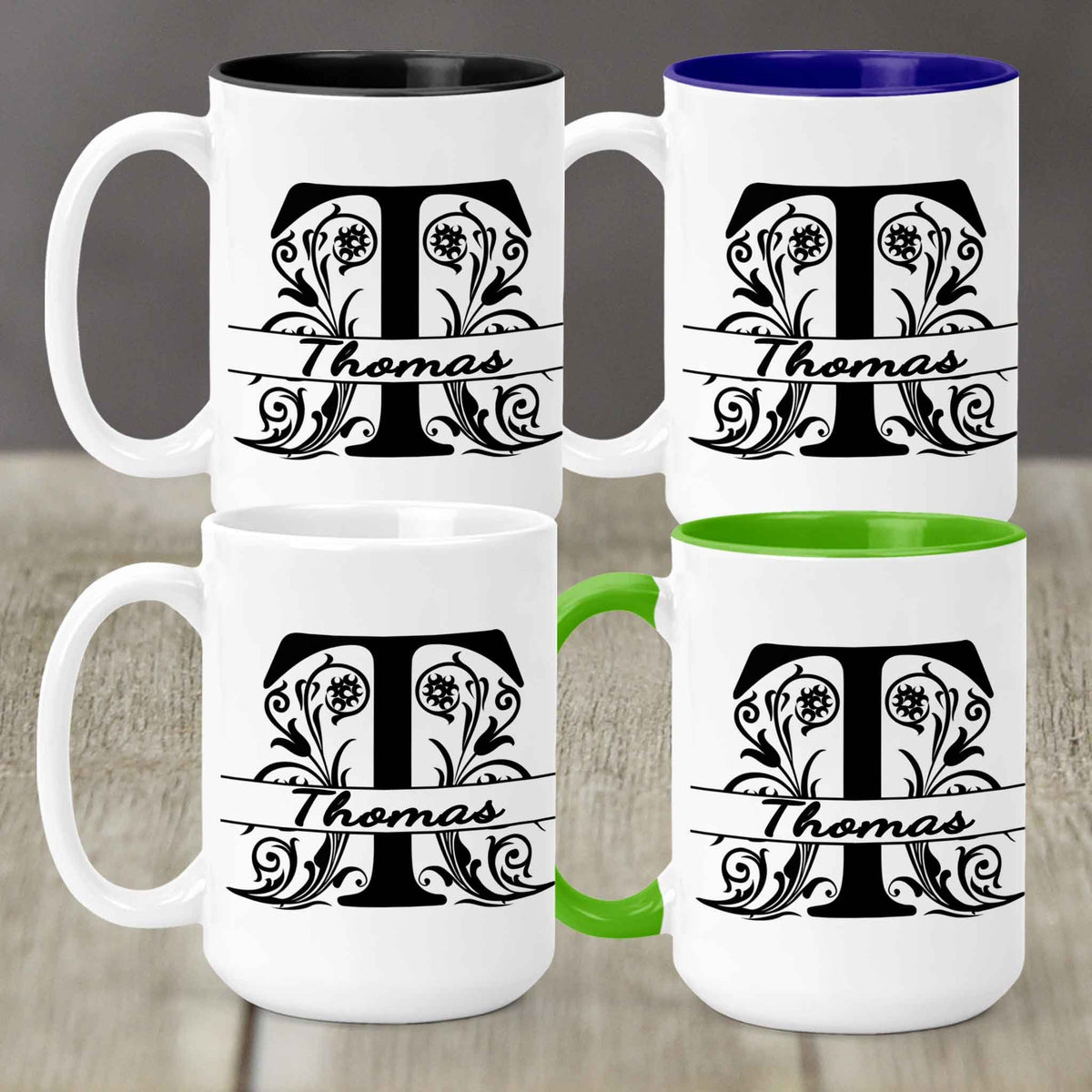 Custom Coffee Mug | Personalized Coffee Mug | Regal Monogram