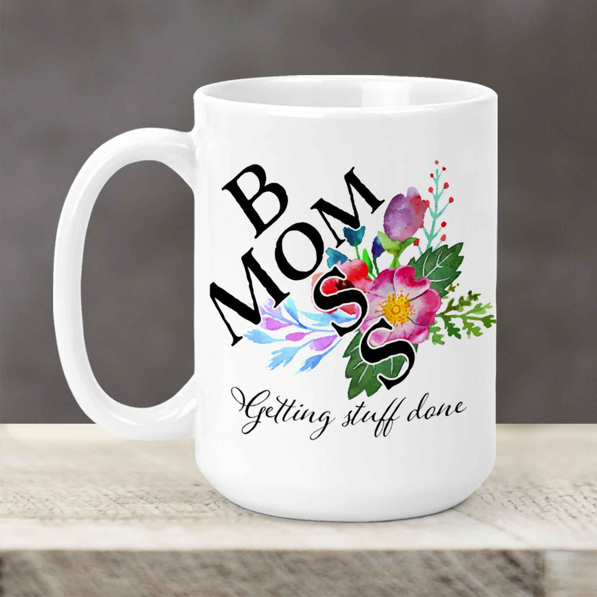 Custom Coffee Mug | Personalized Coffee Mug | Mom Boss